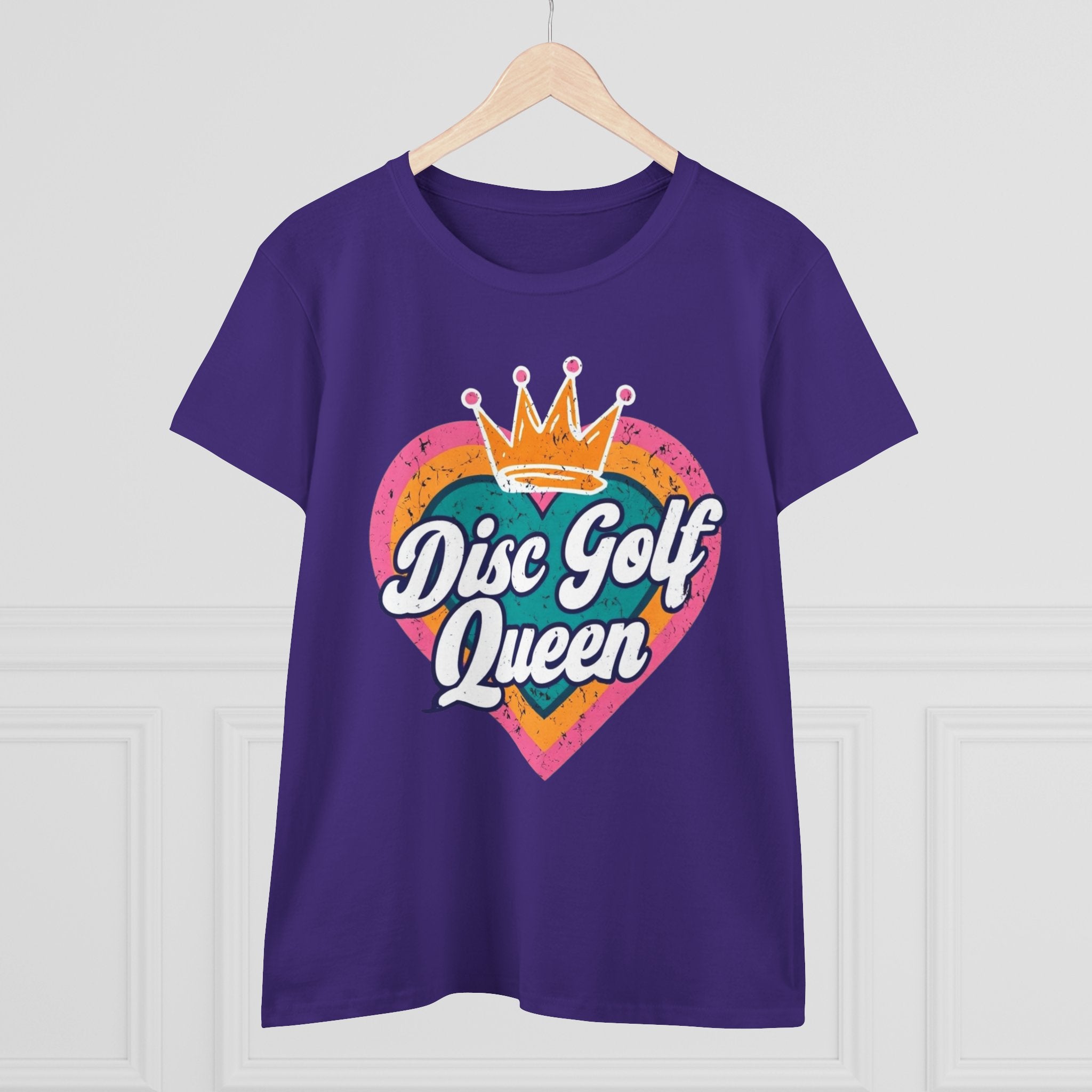 Disc Golf Queen Women's Tee, Fun Disc Golf T-Shirt, Sporty Graphic Tee, Gift for Disc Golf Lovers, Casual Outfit, Summer Wardrobe