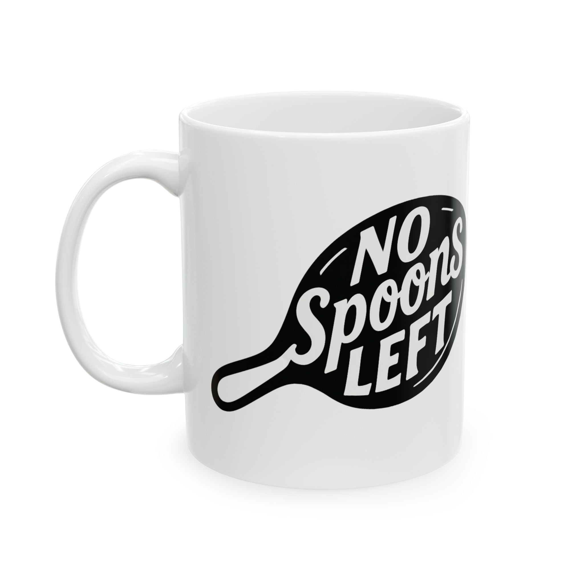 No spoons left Spoonie invisible chronic health disability, Chronic Illness Awareness Mug, Disability Support Cup, Chronic Pain