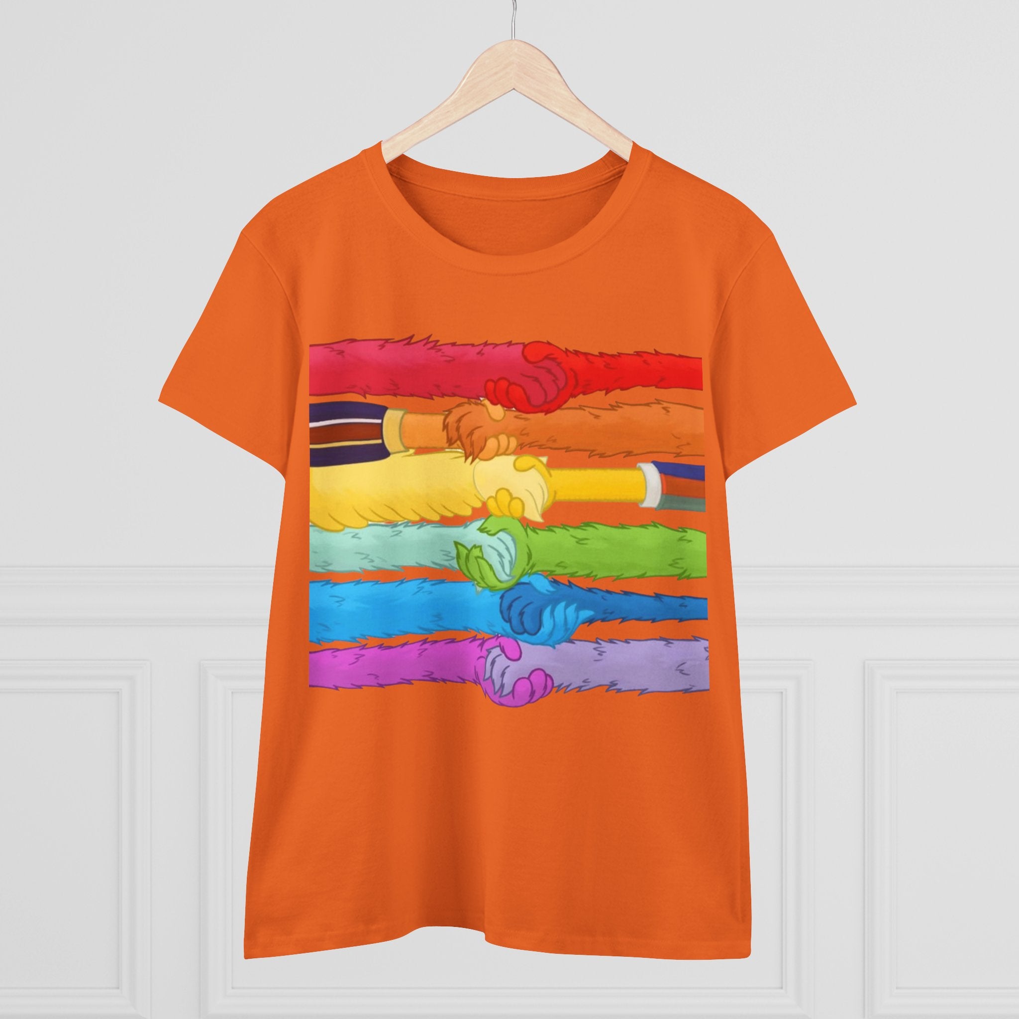 Kindness and diversity count! Pride Unity Tee, LGBTQ+ Cotton T-Shirt for Celebrations, Rainbow Design, Equality Shirt,  anti Trump Wear