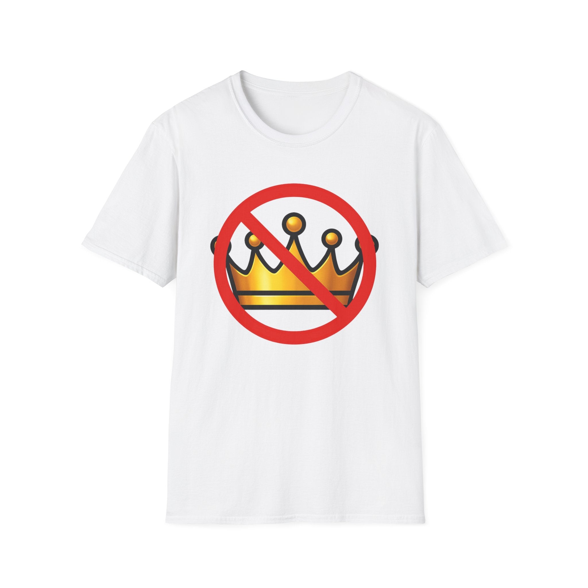 No Kings Anti Trump Protest Activist Unisex Softstyle T-Shirt, Resist Gift, June 14 Social Justice Tee, Activism Apparel, Political
