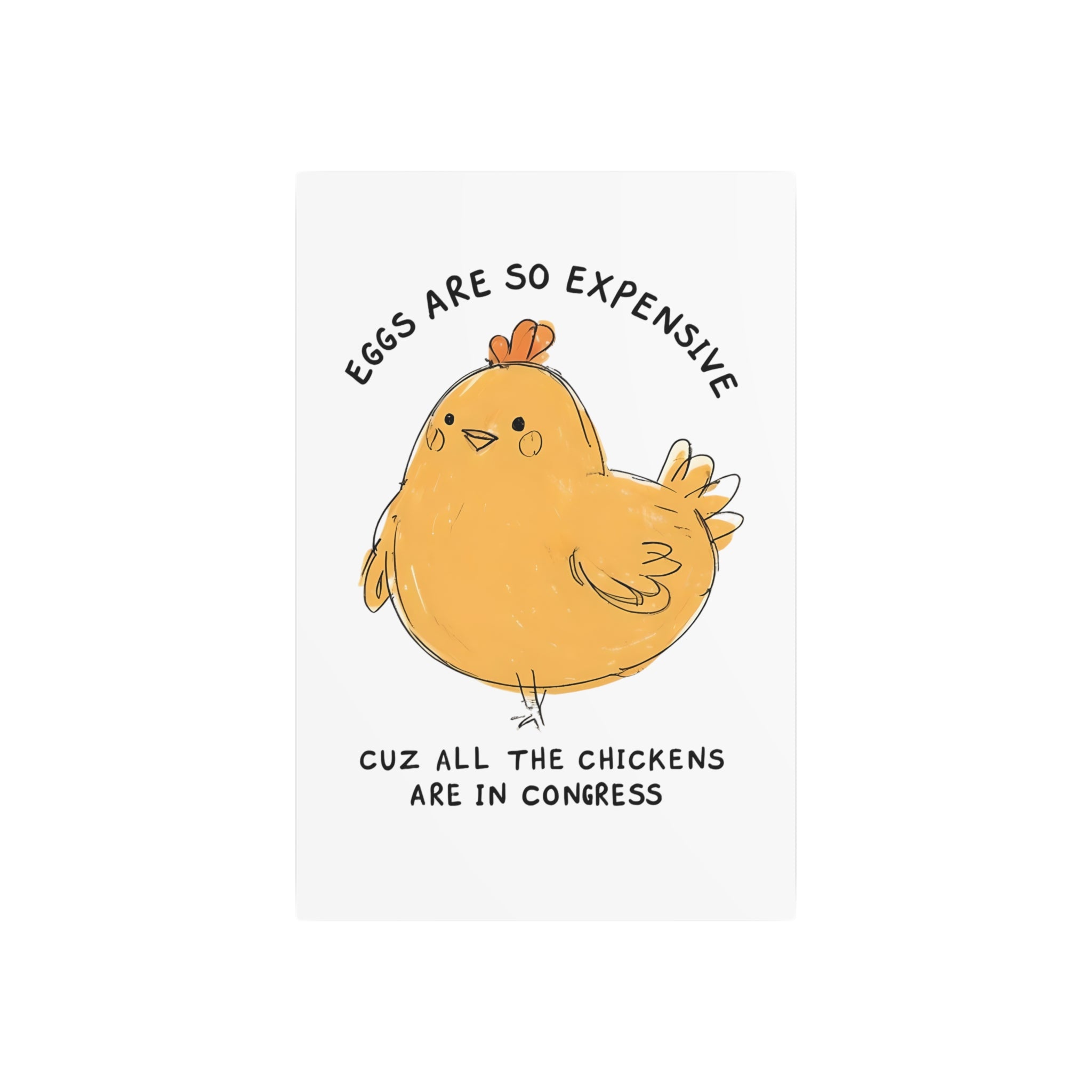 Eggs All the chickens are in Congress Metal Art Sign, Chicken Decor, Farmhouse Wall Art, Rustic Home Sign, Kitchen Decor, protest Sign