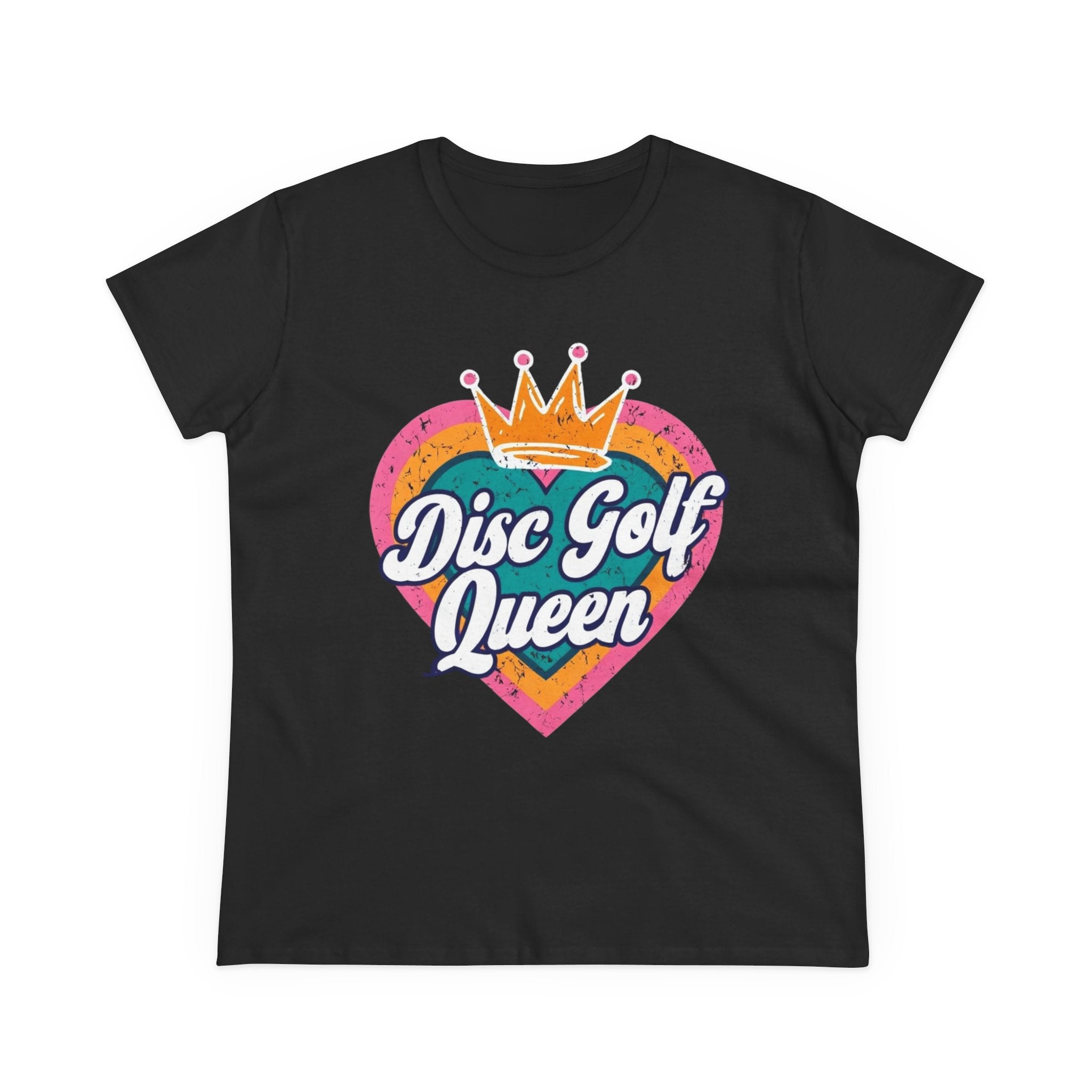 Disc Golf Queen Women's Tee, Fun Disc Golf T-Shirt, Sporty Graphic Tee, Gift for Disc Golf Lovers, Casual Outfit, Summer Wardrobe