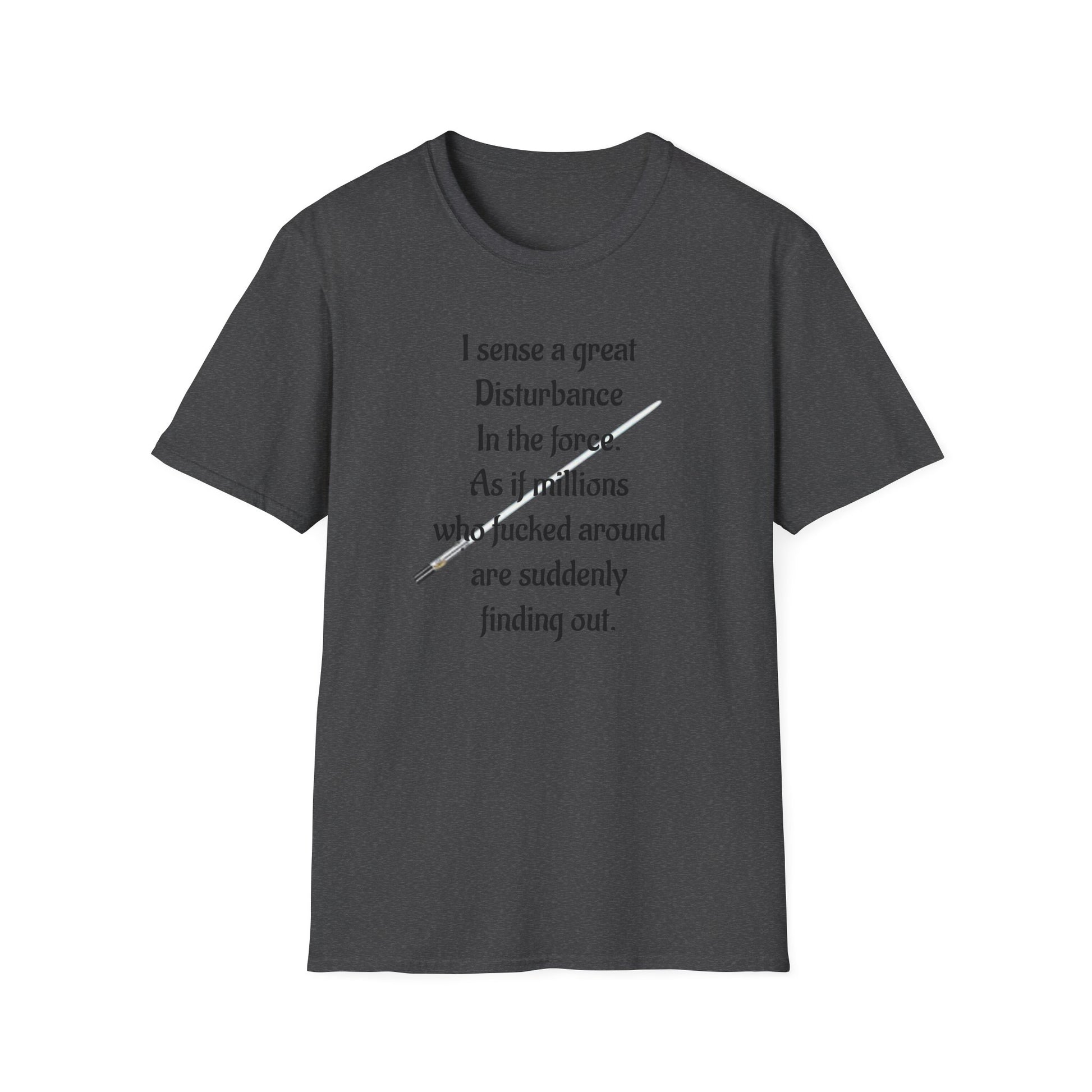 Star Wars FAFO Anti Trump Unisex Softstyle T-Shirt, Disturbance in the Force Tee, Bad Karma Shirt, Political Statement Top