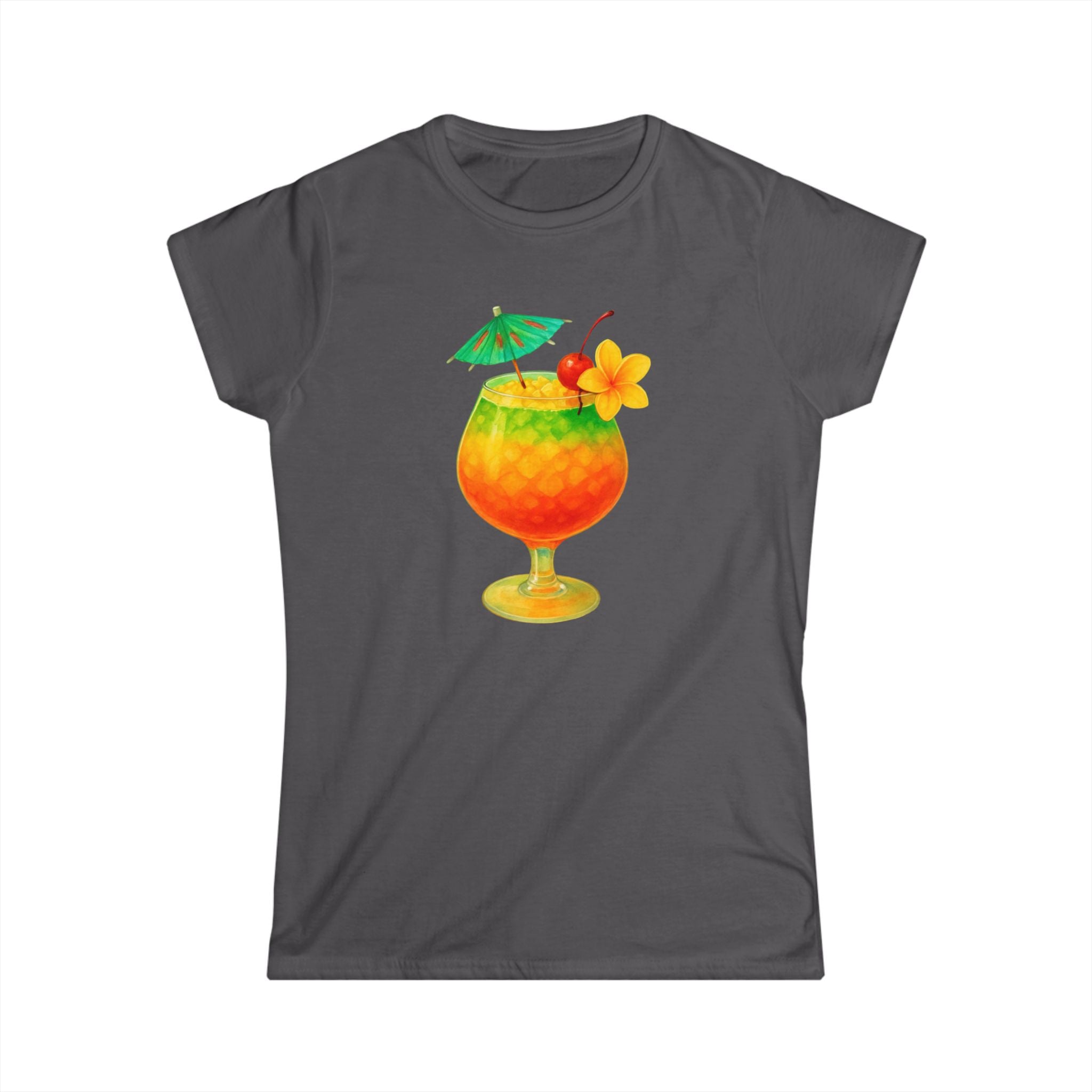 Mai Tai  punch tropical Tees, Island Style Shirt, Summer Cocktail Top, Vacation Apparel, Rum Punch Vibes, Women's Graphic Tee