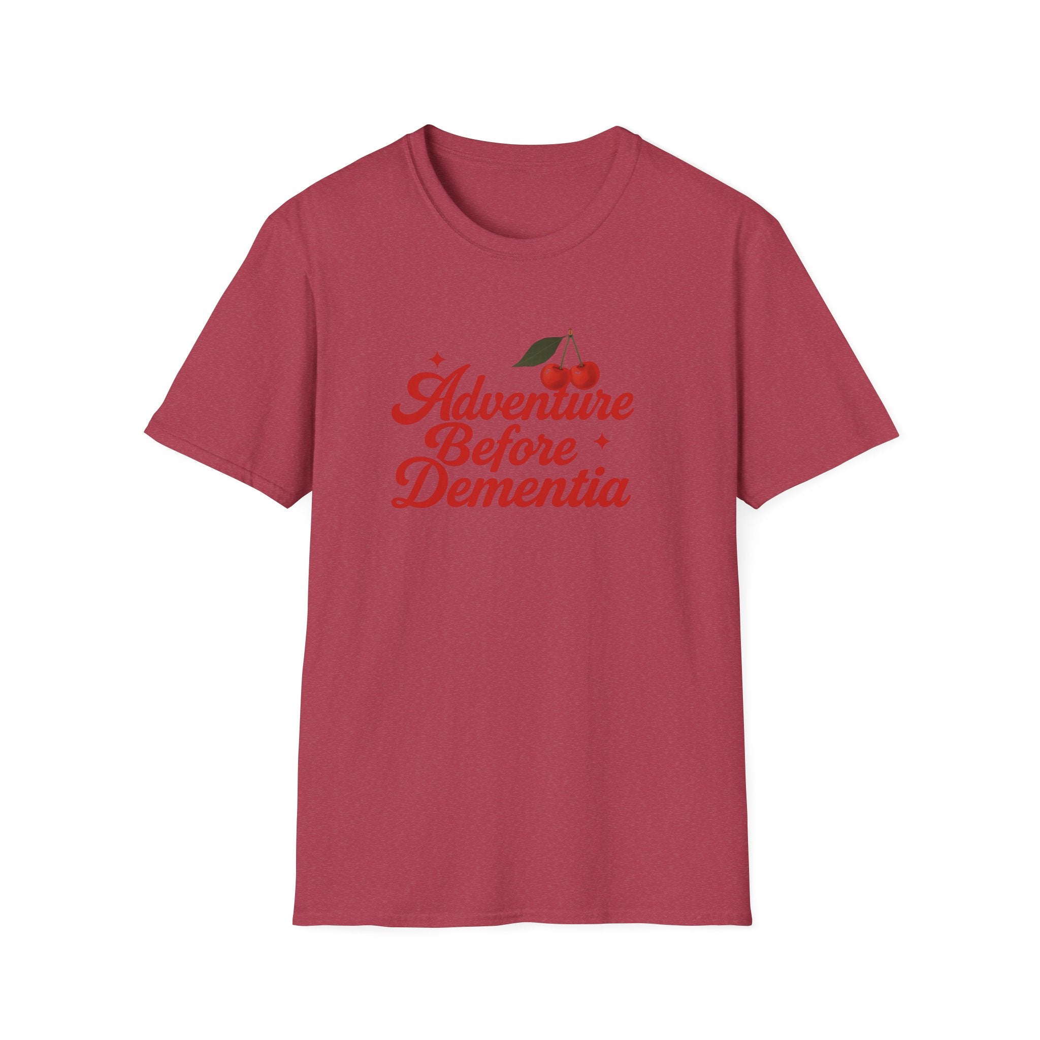 Adventure Before Dementia T-Shirt, Unisex Tee for Caregivers, Memory Awareness, Cozy Casual Wear, Gift Idea for Friends retirement gift