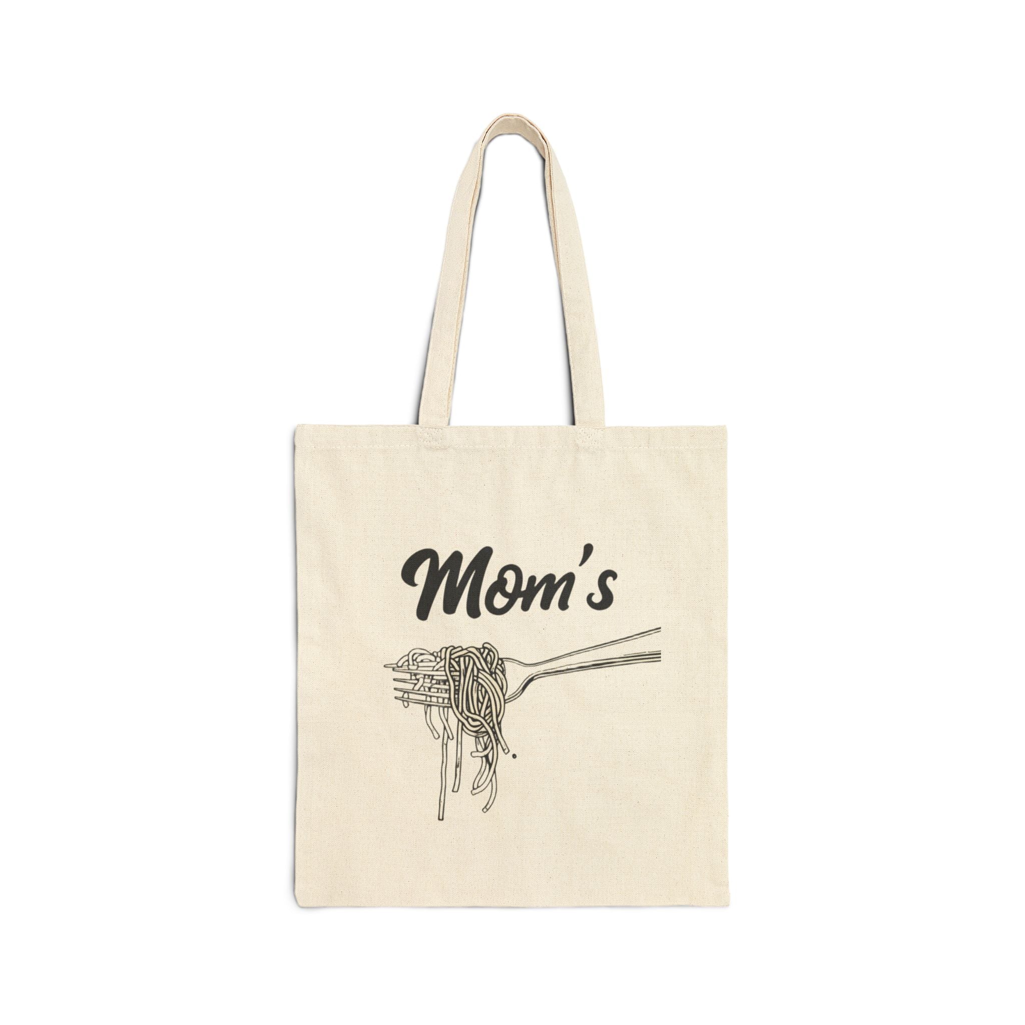 Rap Song Lyrics Mom's Spaghetti Cotton Canvas Tote Bag, Gifts for Mom, Music Love, Mother's Day Tote, Music Lover Tote Bag