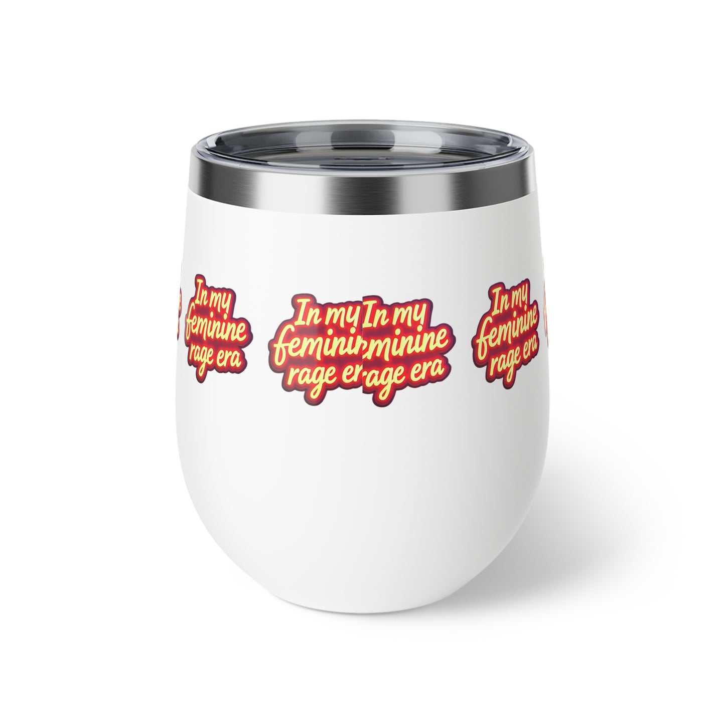 Mug - Copper Vacuum Insulated Cup, 12oz - In My Feminine Rage Era Design