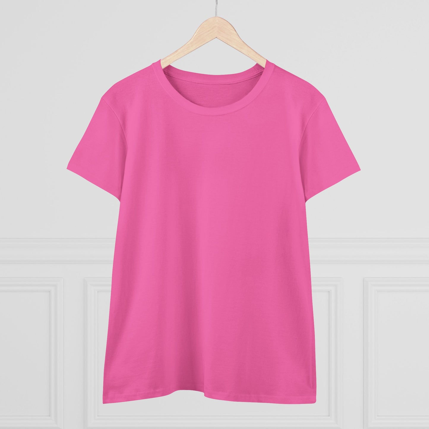 Artistic Goldfish Graphic Women's Midweight Cotton Tee koi On back of tee
