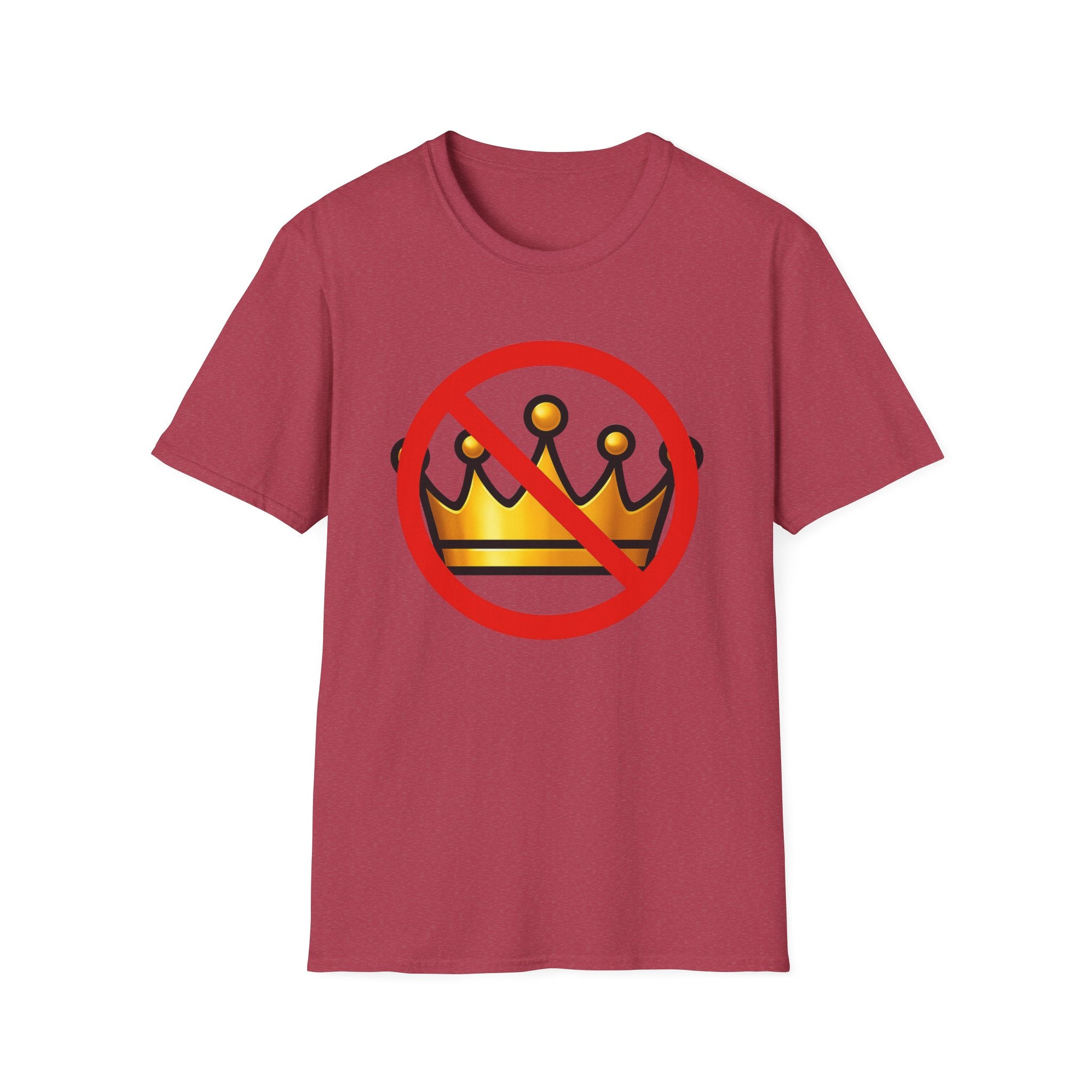 No Kings Anti Trump Protest Activist Unisex Softstyle T-Shirt, Resist Gift, June 14 Social Justice Tee, Activism Apparel, Political