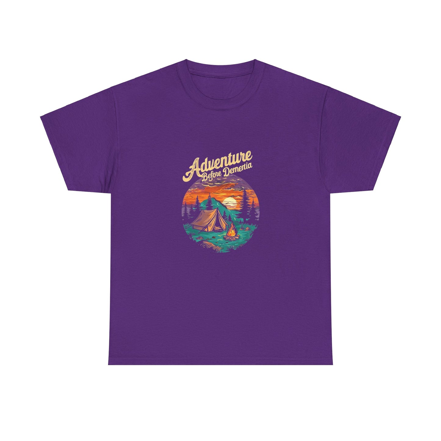 Adventure Before Dementia Unisex Tee, Funny Graphic T-Shirt, Retirement Gift, Elderly Humor Shirt, Memory Loss Joke Top