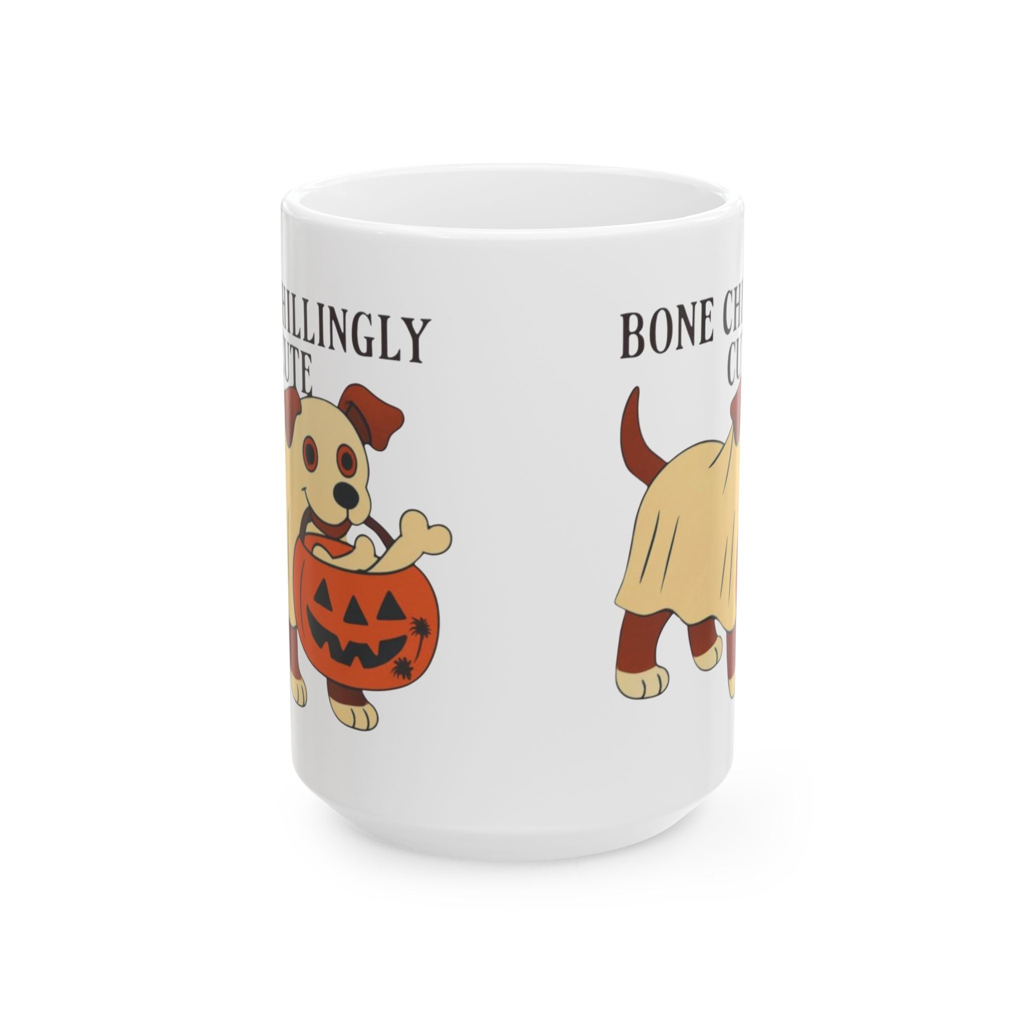 Playful Halloween Dog Mug, Funny Pet Lover Gift, Seasonal Coffee Cup, Perfect for Dog Owners & Holiday Celebrations dog lovers Halloween