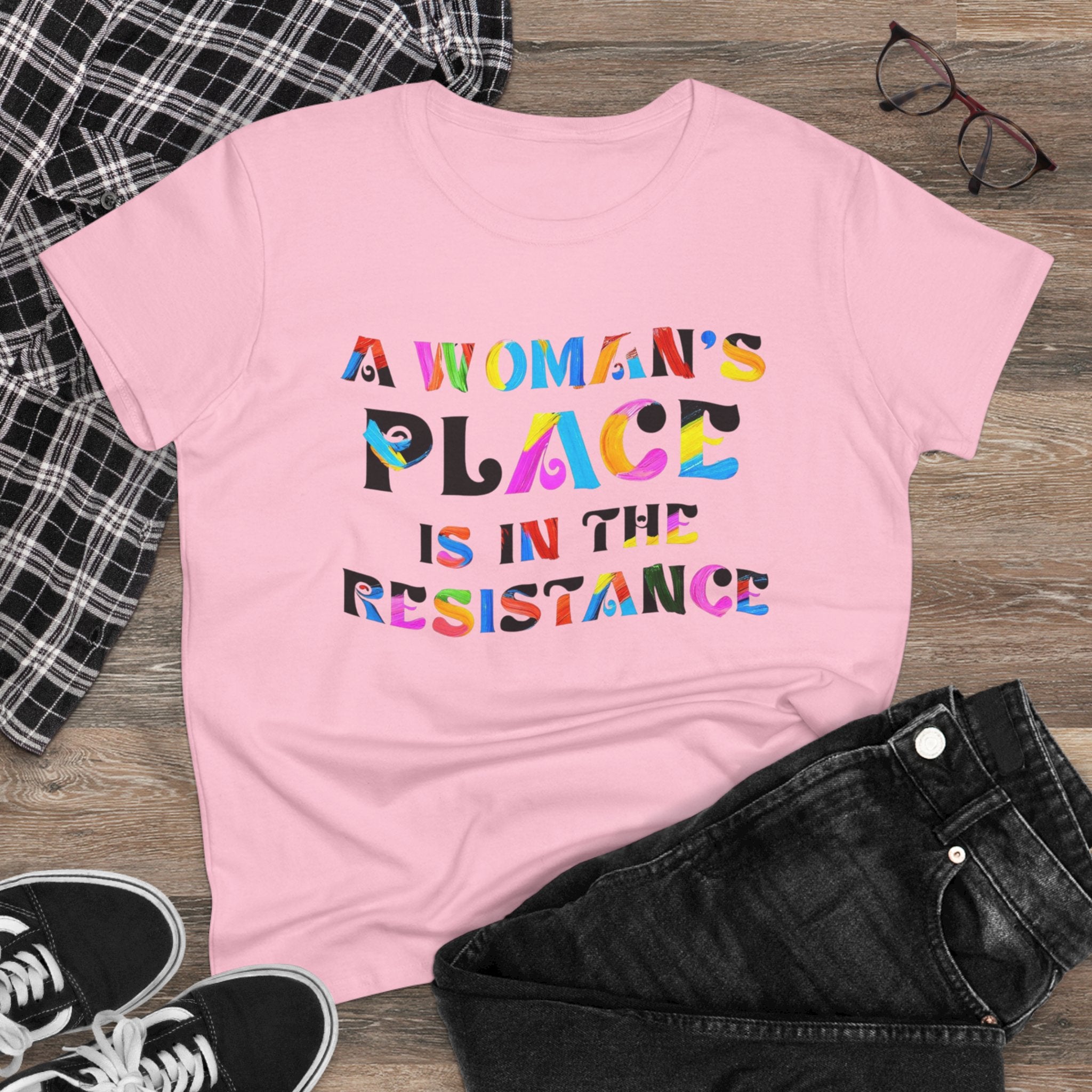 A womans place Feminist Tee, Women's Rights Shirt, Protest Activist Top, Social Justice Clothing, Feminism Tshirt No Kings