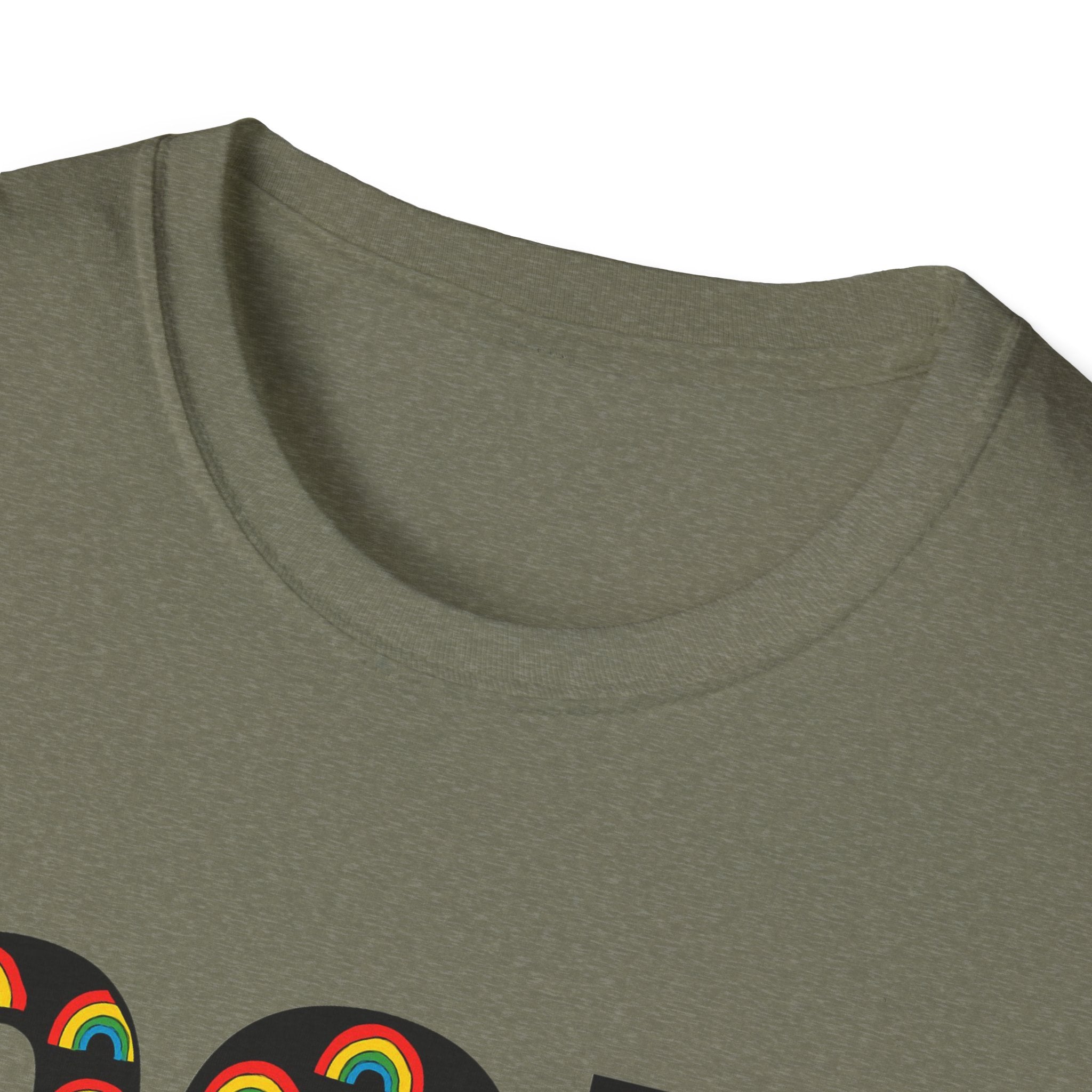 Rainbow God Had Two Dads LGBTQ Unisex Softstyle T-Shirt, Pride Tee, Social Justice Shirt, Anti Trump Top, LGBTQ Equality Clothing