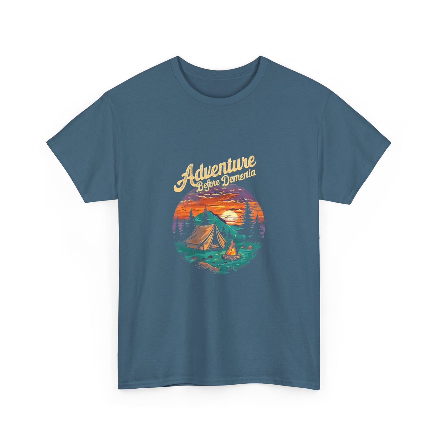 Adventure Before Dementia Unisex Tee, Funny Graphic T-Shirt, Retirement Gift, Elderly Humor Shirt, Memory Loss Joke Top