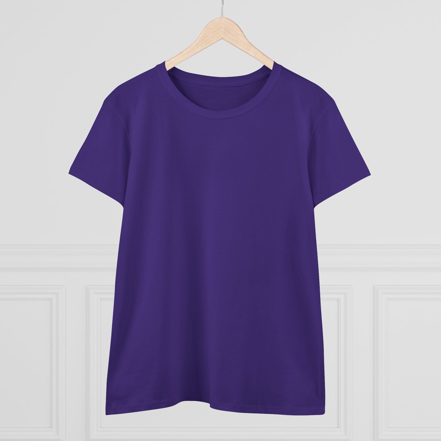 Artistic Goldfish Graphic Women's Midweight Cotton Tee koi On back of tee