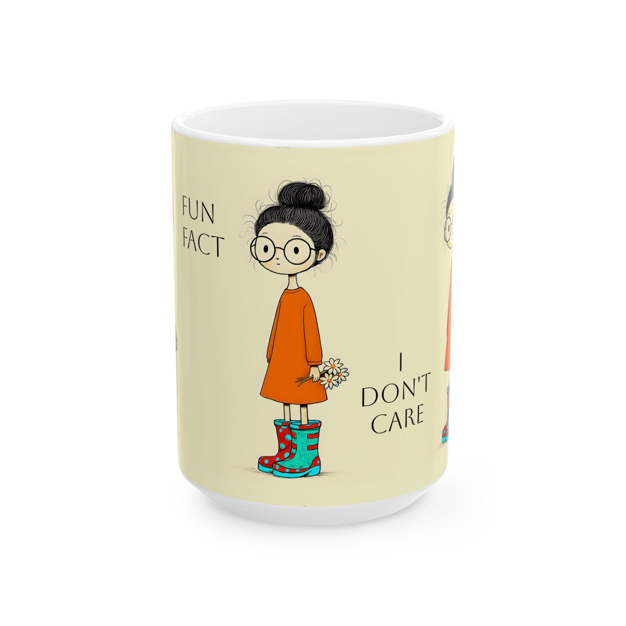 Sarcastic Mug, Funny Coffee Cup, Bad Attitude Tea Mug, Zero F's Given Ceramic Mug, Sassy Quote Mug gift for her