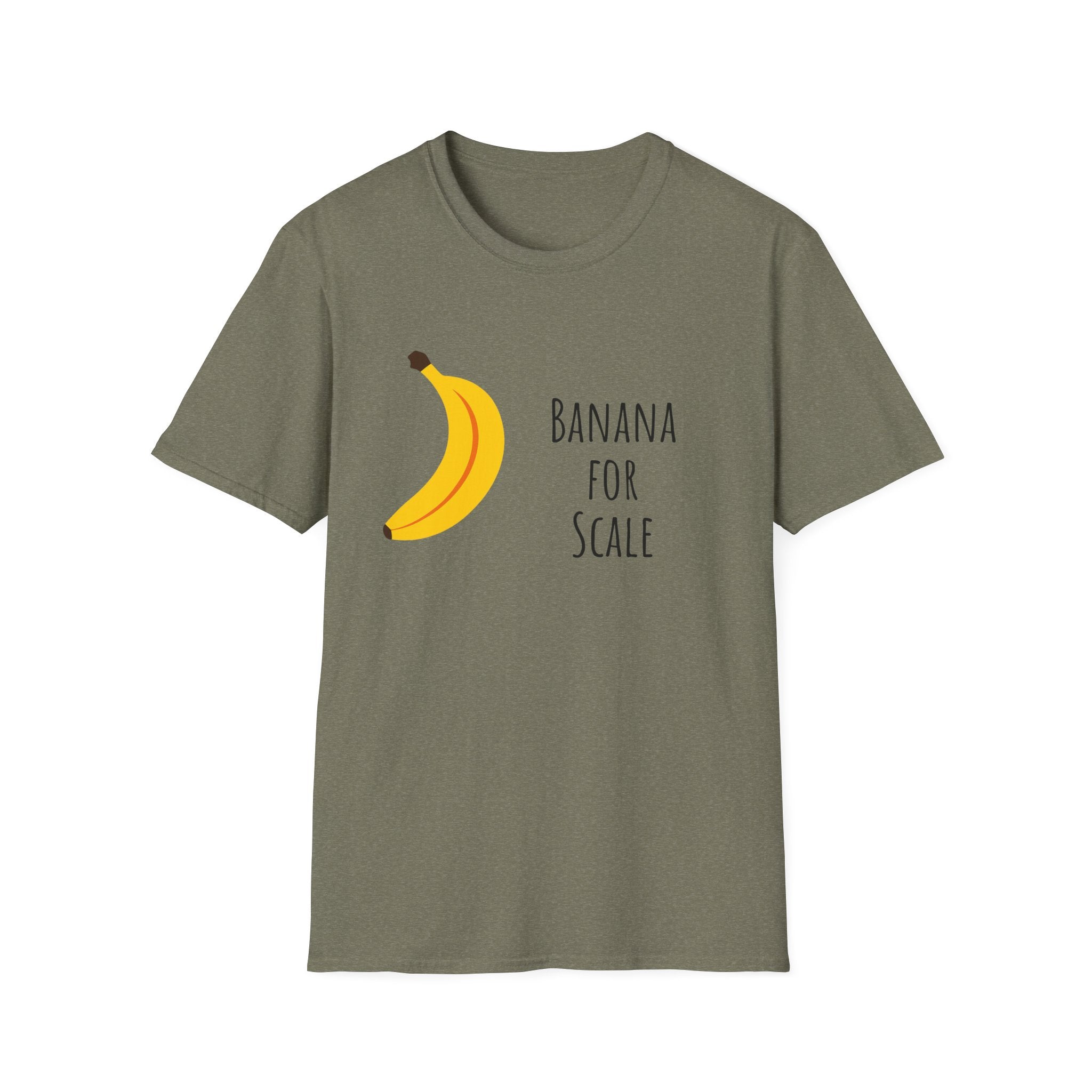 Funny Banana for Scale Unisex T-Shirt, Cute Fruit Gift Tee, Humorous Graphic Shirt, Foodie Clothing, Novelty Apparel