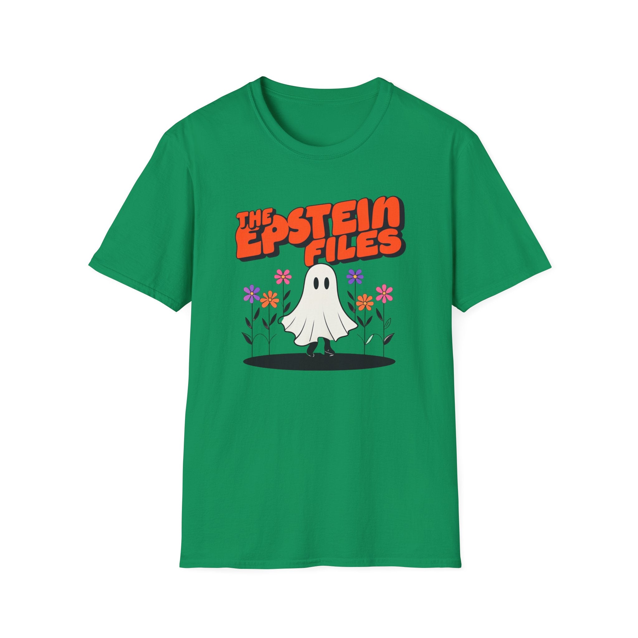 Ghost Political Halloween Unisex T-Shirt, Epstein Files Ghost Anti Trump Tee, Protest Shirt, Funny Political Gift, Conspiracy Theory Tee