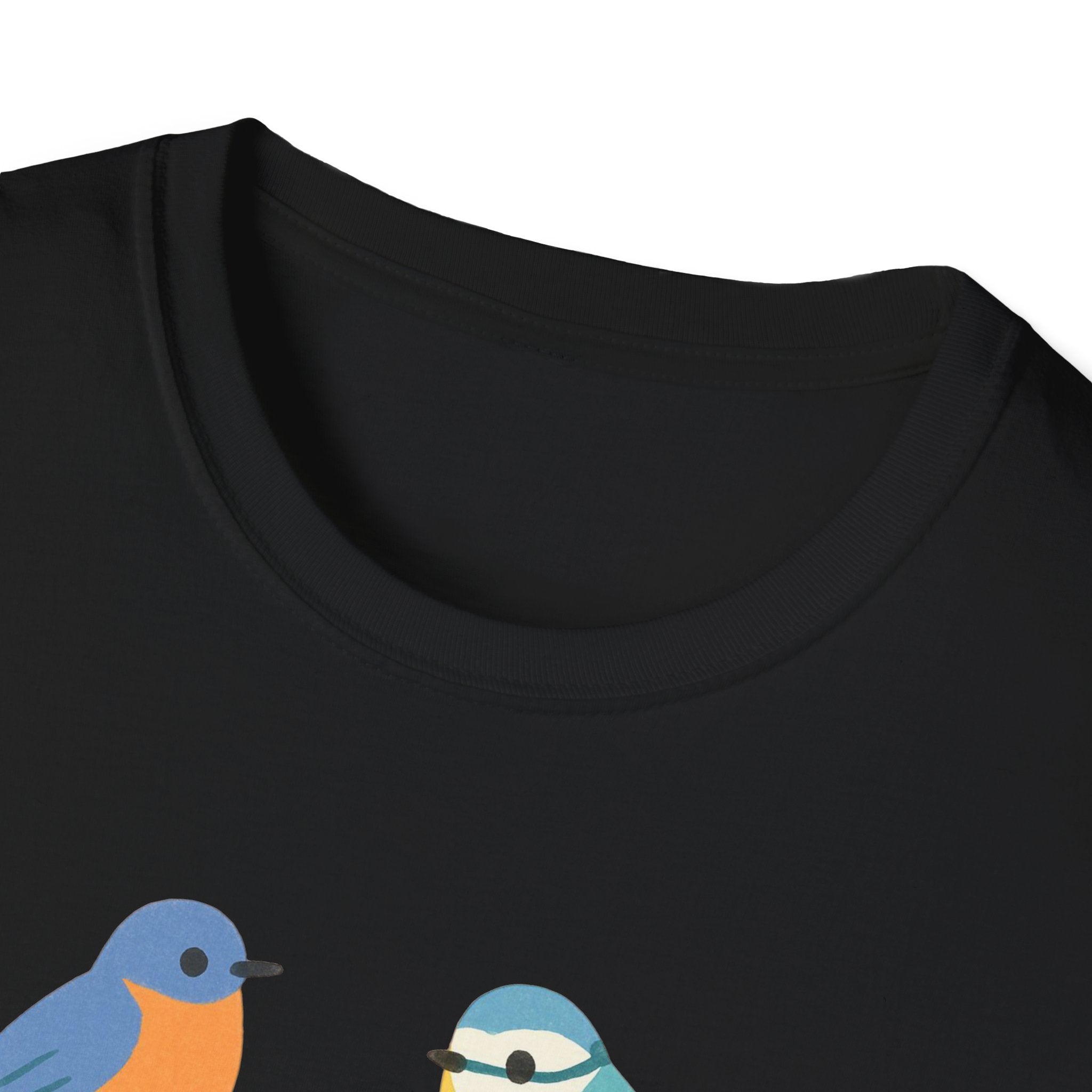 Bird Nerd Unisex Softstyle T-Shirt, Perfect for Bird Lovers, Nature Enthusiasts, Gift for Birdwatchers, Casual Wear,  Apparel bird gift
