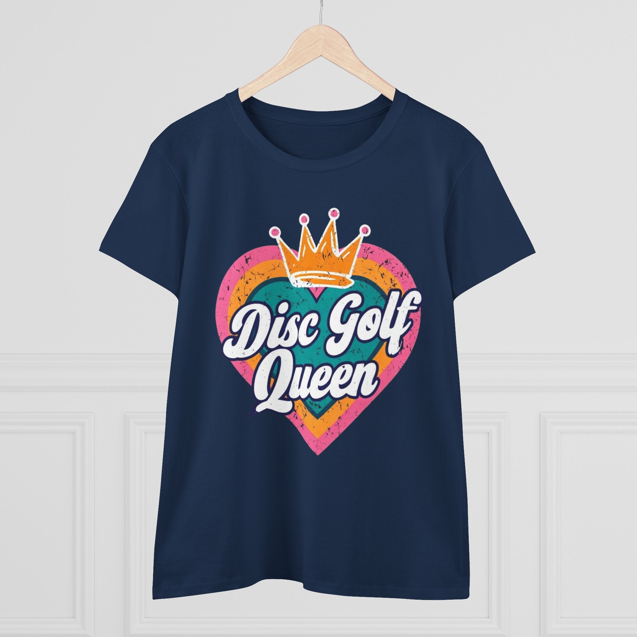 Disc Golf Queen Women's Tee, Fun Disc Golf T-Shirt, Sporty Graphic Tee, Gift for Disc Golf Lovers, Casual Outfit, Summer Wardrobe