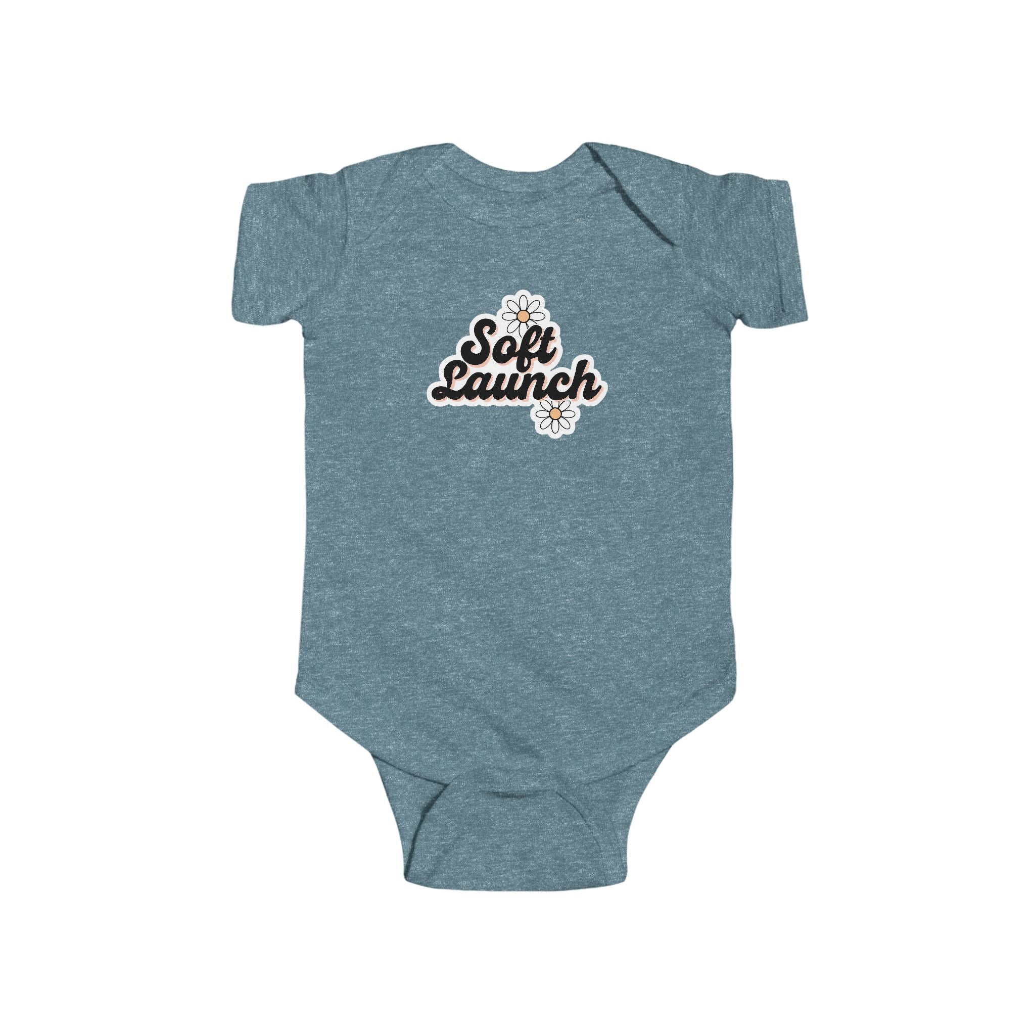 Infant Bodysuit, Soft Launch New Baby New Mom Gift, Baby Romper, Newborn Onesie, Baby Shower Present, Gender Neutral Outfit, Cute Infant