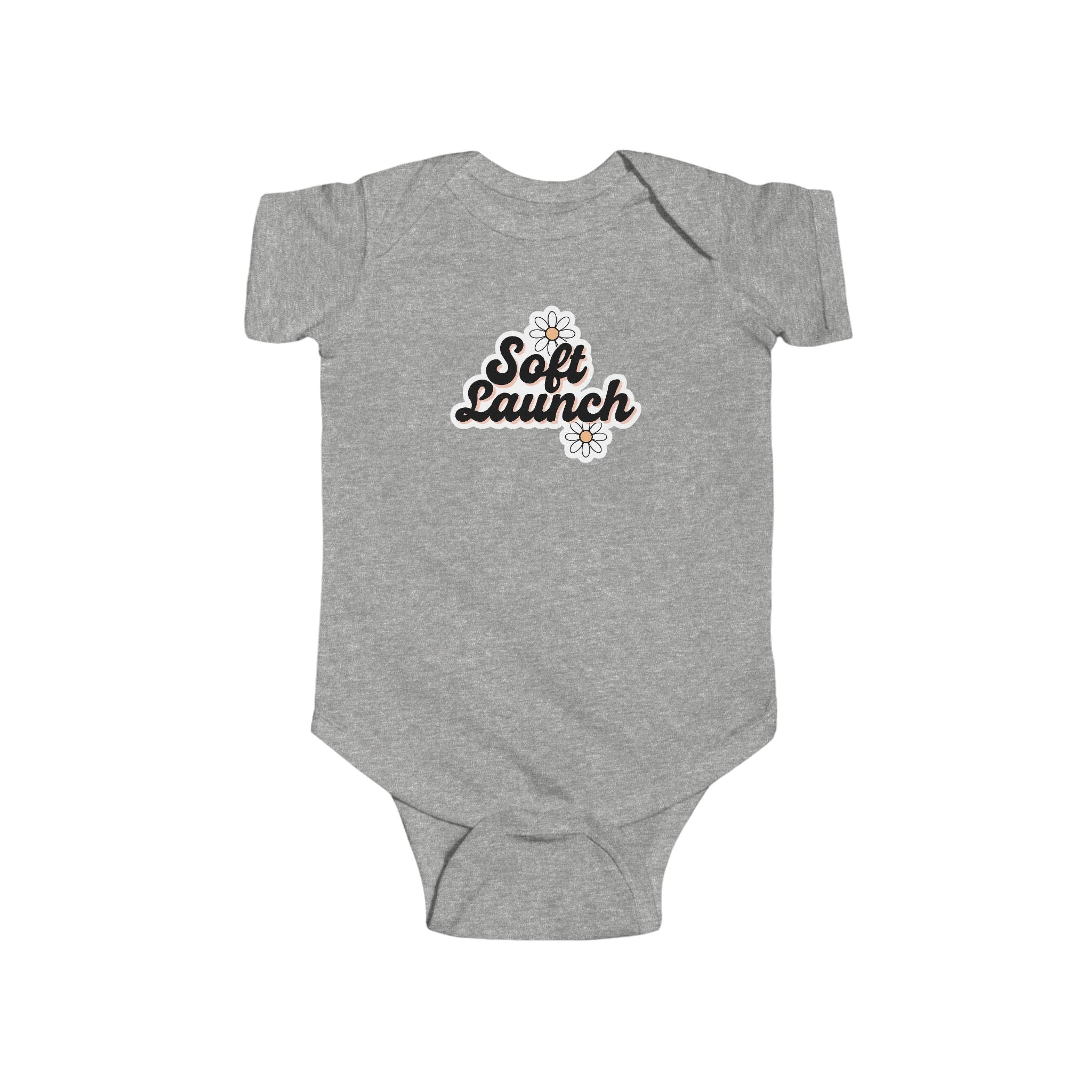 Infant Bodysuit, Soft Launch New Baby New Mom Gift, Baby Romper, Newborn Onesie, Baby Shower Present, Gender Neutral Outfit, Cute Infant