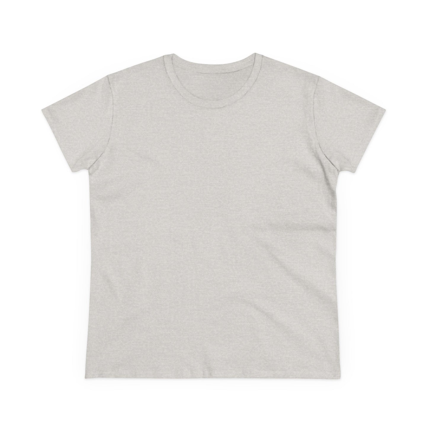 Artistic Goldfish Graphic Women's Midweight Cotton Tee koi On back of tee