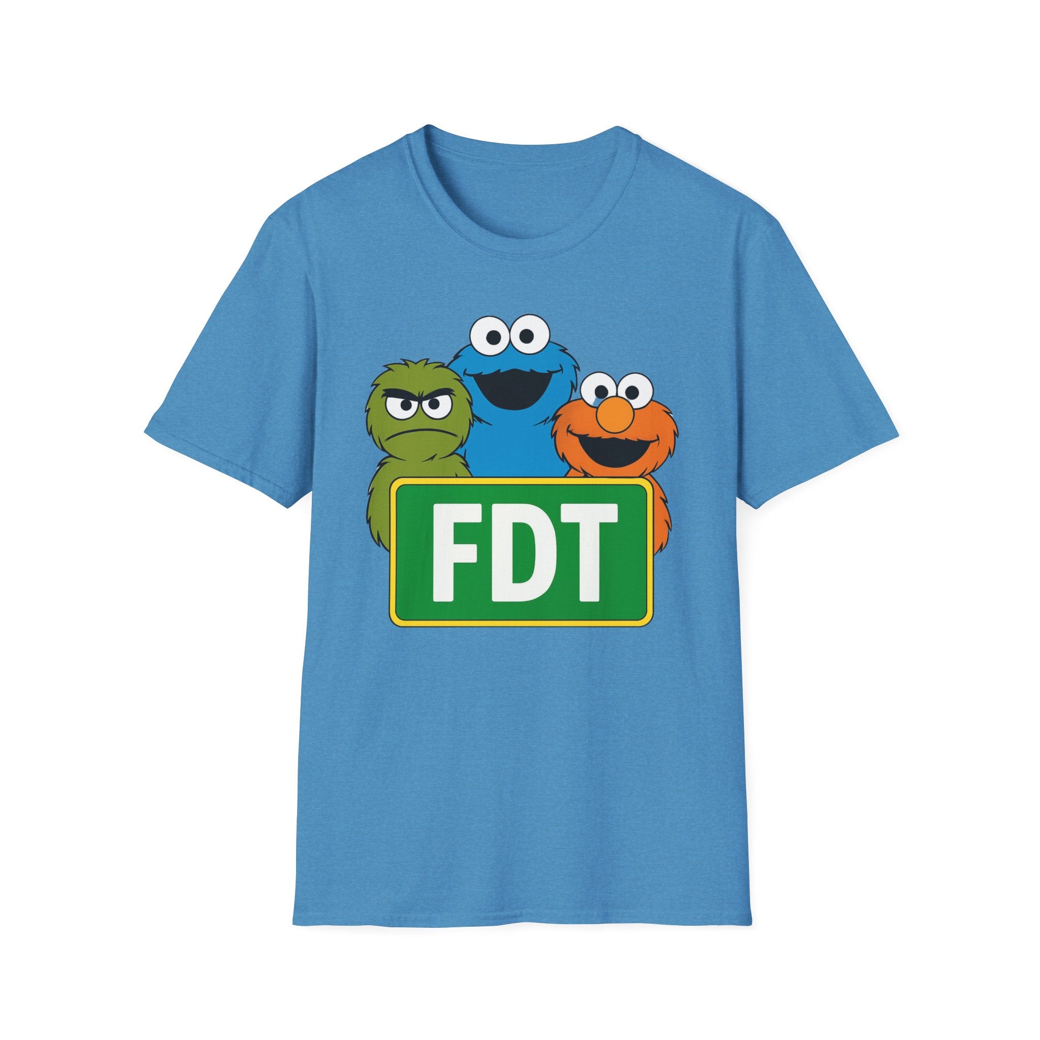 FDT Funny Unisex T-Shirt, Anti Trump Political Humor, Nostalgic Puppets, Kindness, Diversity, Social Justice, Liberal Gift, Funny Political