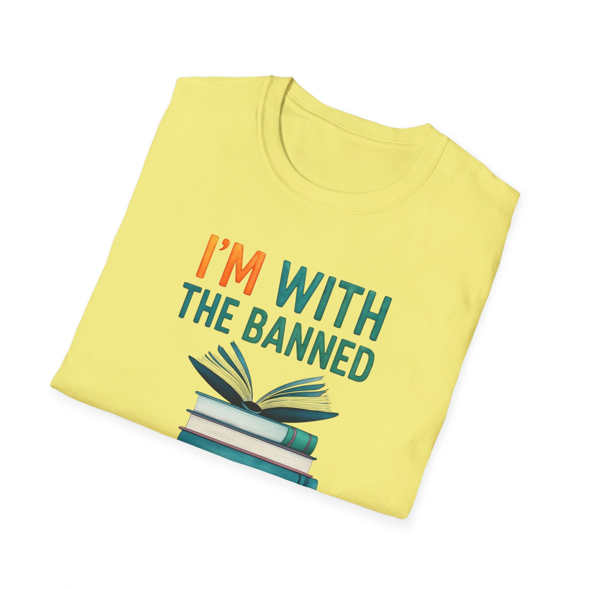 Banned Books Awareness I’m with the banned T-Shirt Christmas Gift for activists and liberals, librarian gift, teacher gift