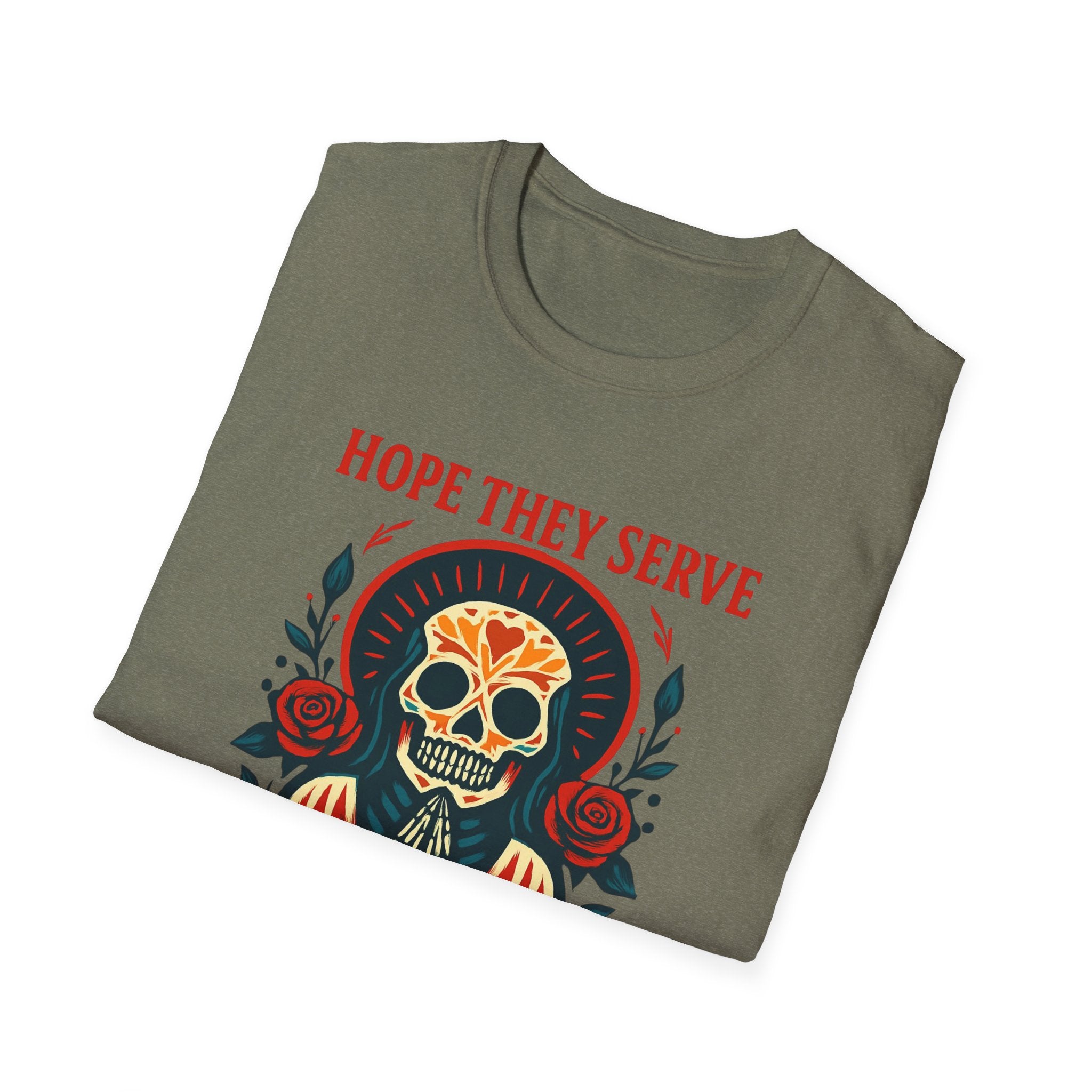 Skull T-Shirt, Funny Taco Lover Gift, Unisex Tee Hope they sell tacos in Hell.
