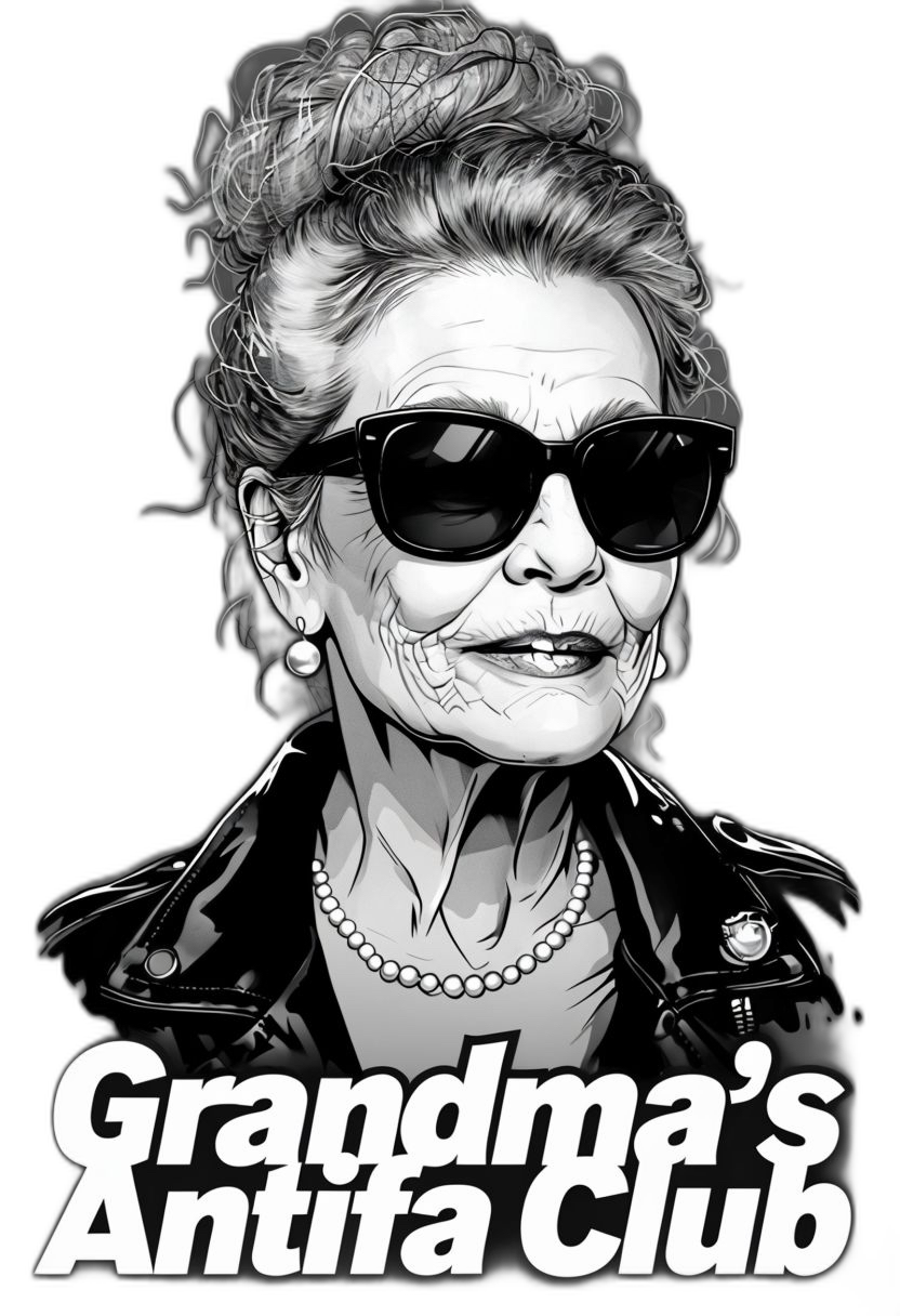 Antifa Grandma Softstyle T-Shirt | Grandma's Antifa Club Shirt Made for strong women who stand for justice