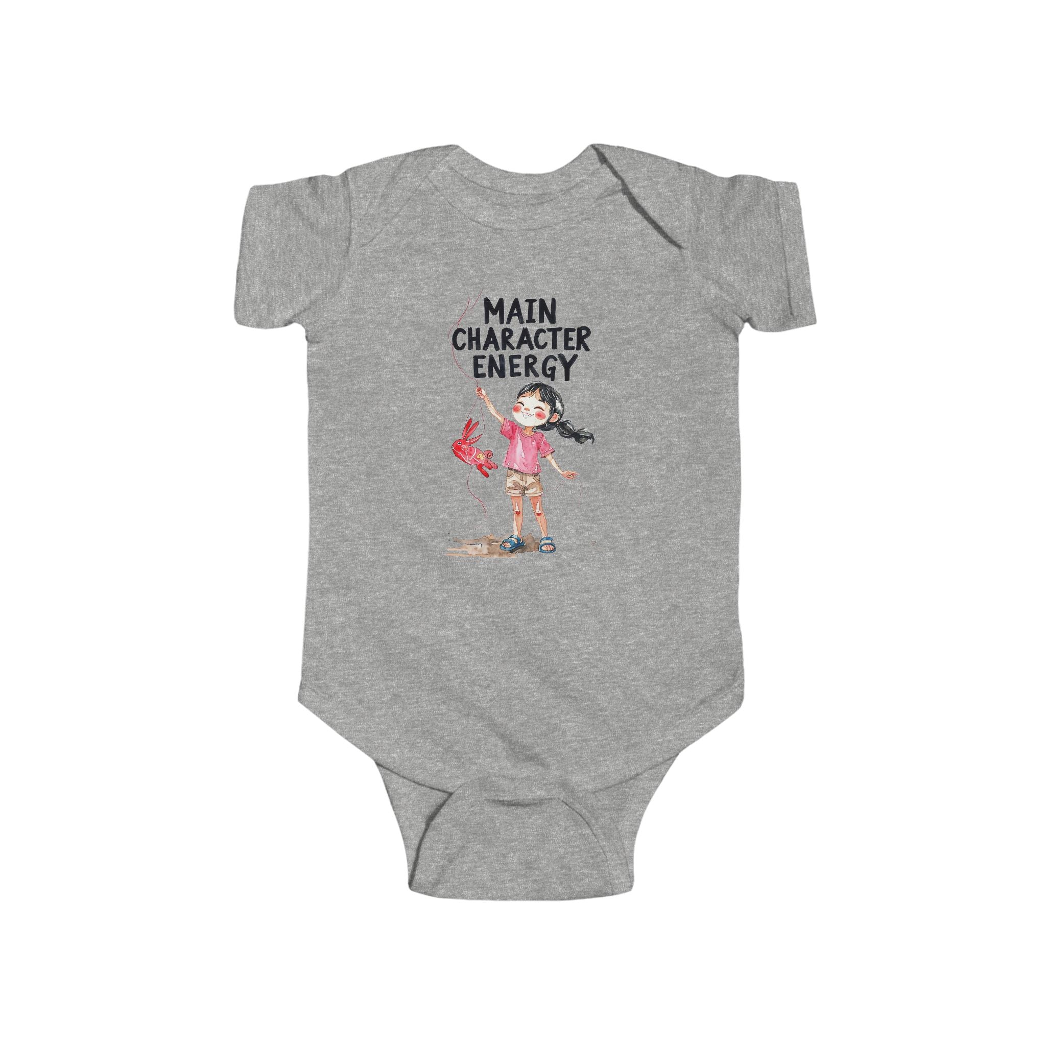 Main Character Energy fun onesie baby girl gist new moms, Baby Girl Gift, New Mom Gift, Infant Bodysuit, Baby Shower Gift, Baby Girl