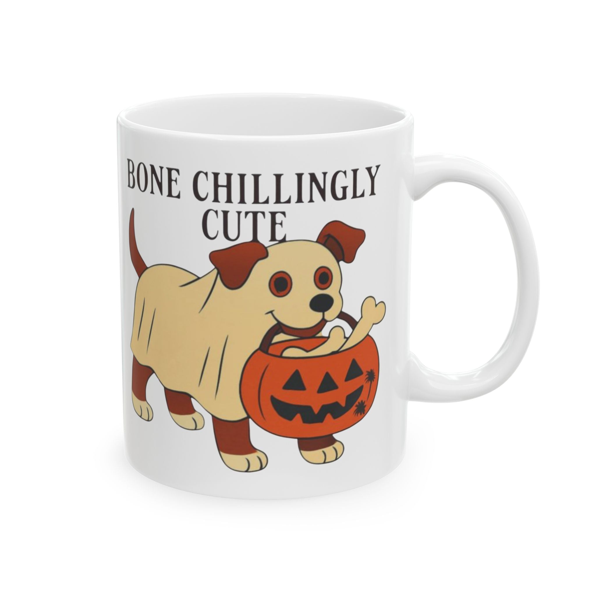 Playful Halloween Dog Mug, Funny Pet Lover Gift, Seasonal Coffee Cup, Perfect for Dog Owners & Holiday Celebrations dog lovers Halloween