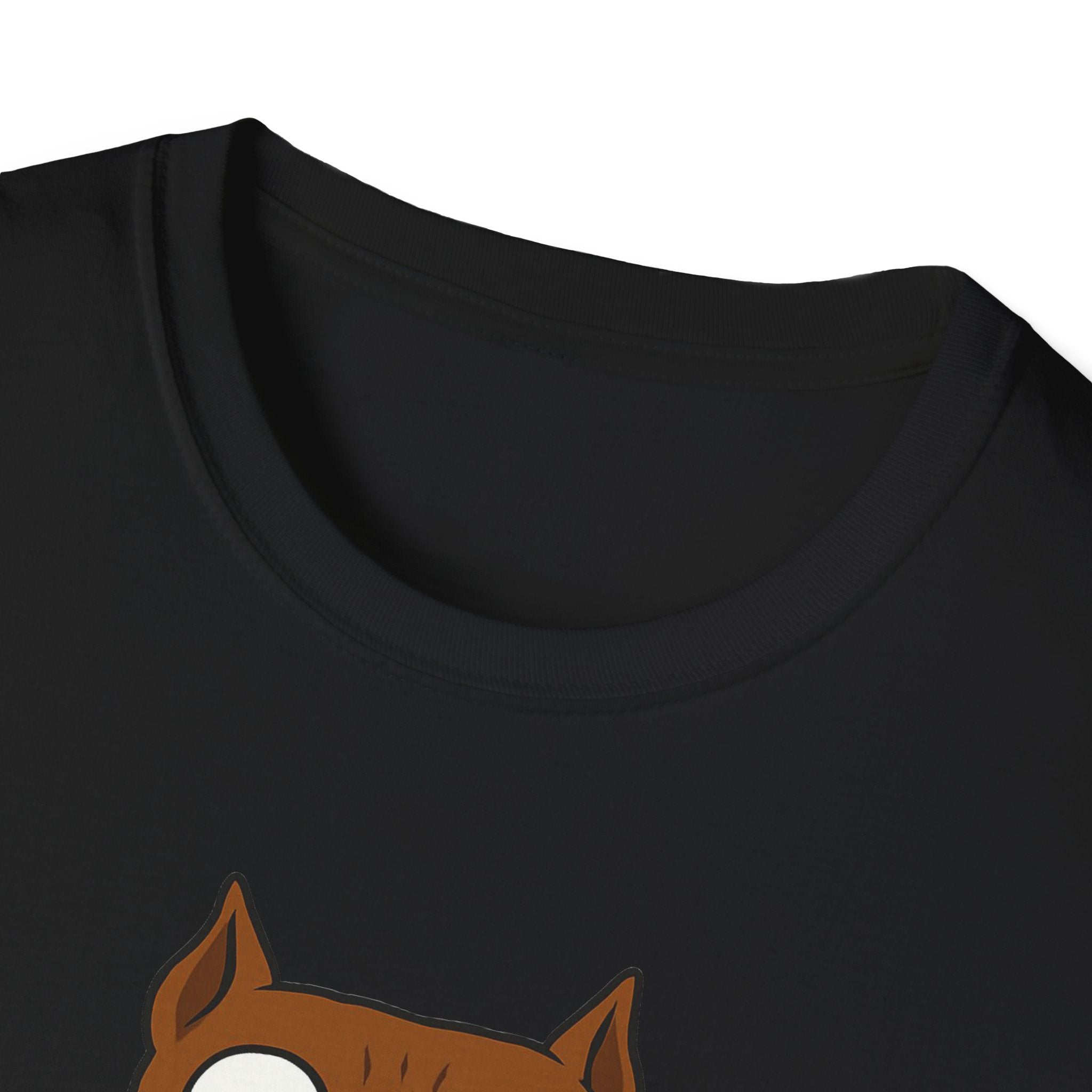 Funny Pit Bull Lover Unisex Softstyle T-Shirt, Amstaff Not a Fighter Dog Tee, Animal Rescue Gift, Dog Mom Dad Shirt