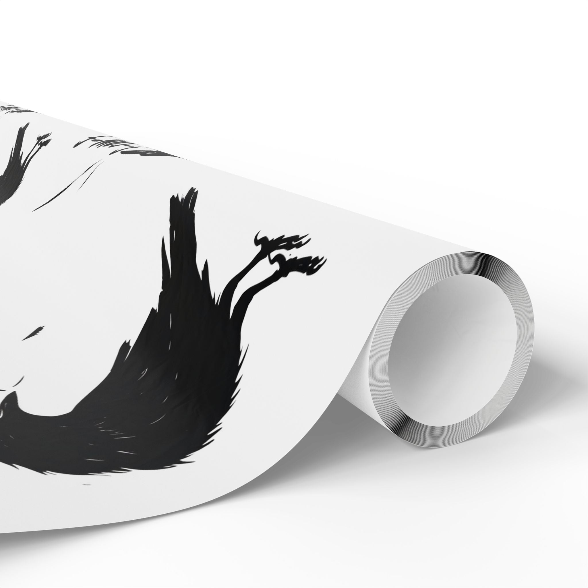 F-Caw-F. F*ck Off! Crow Wrapping Paper funny, sarcastic, crow, lover, edgy, wrapping, and gift paper