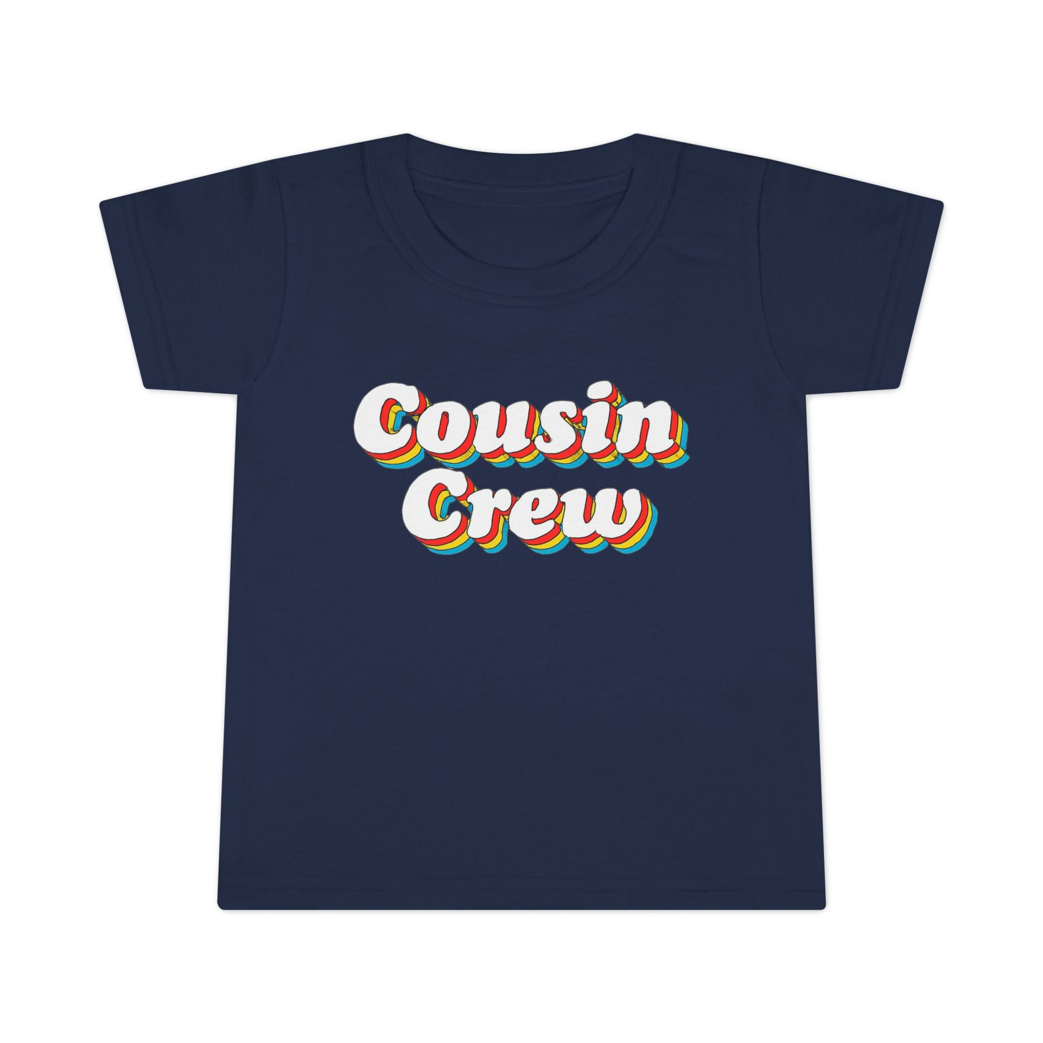 Retro Cousin Crew Toddler T-Shirt, Cute Family Shirt, Kids' Casual Wear, Cousin Family Gatherings, Birthday Gift