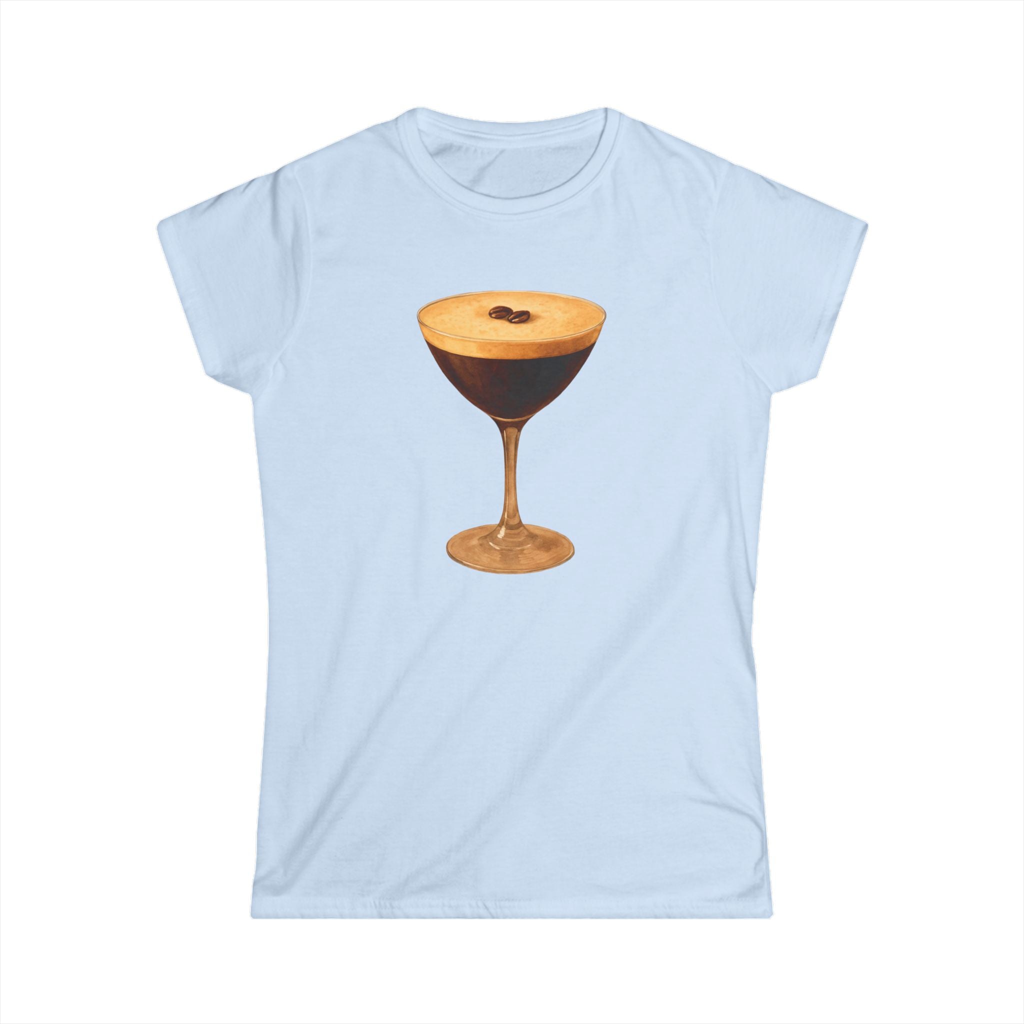 Espresso martini cocktailCoffee Lover's Women's Tee, Gift for Her, Casual Wear, Fall Fashion, Espresso Martini Shirt, Coffee Enthusiast