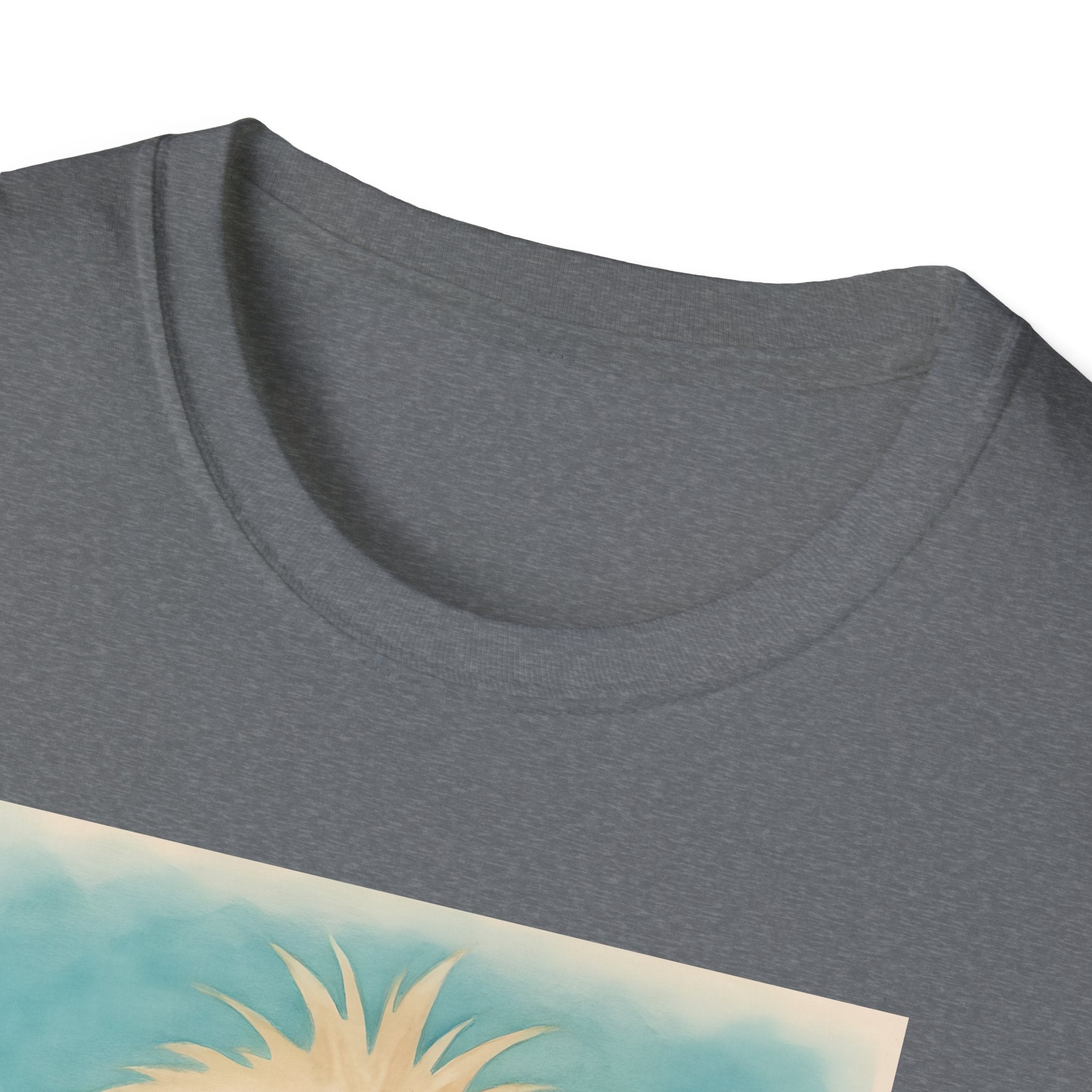 Ostrich Graphic T-Shirt, Unisex Softstyle Tee, Cute Animal Shirt, Gift for Friends, Quirky Humor Top, Smoke fun gift