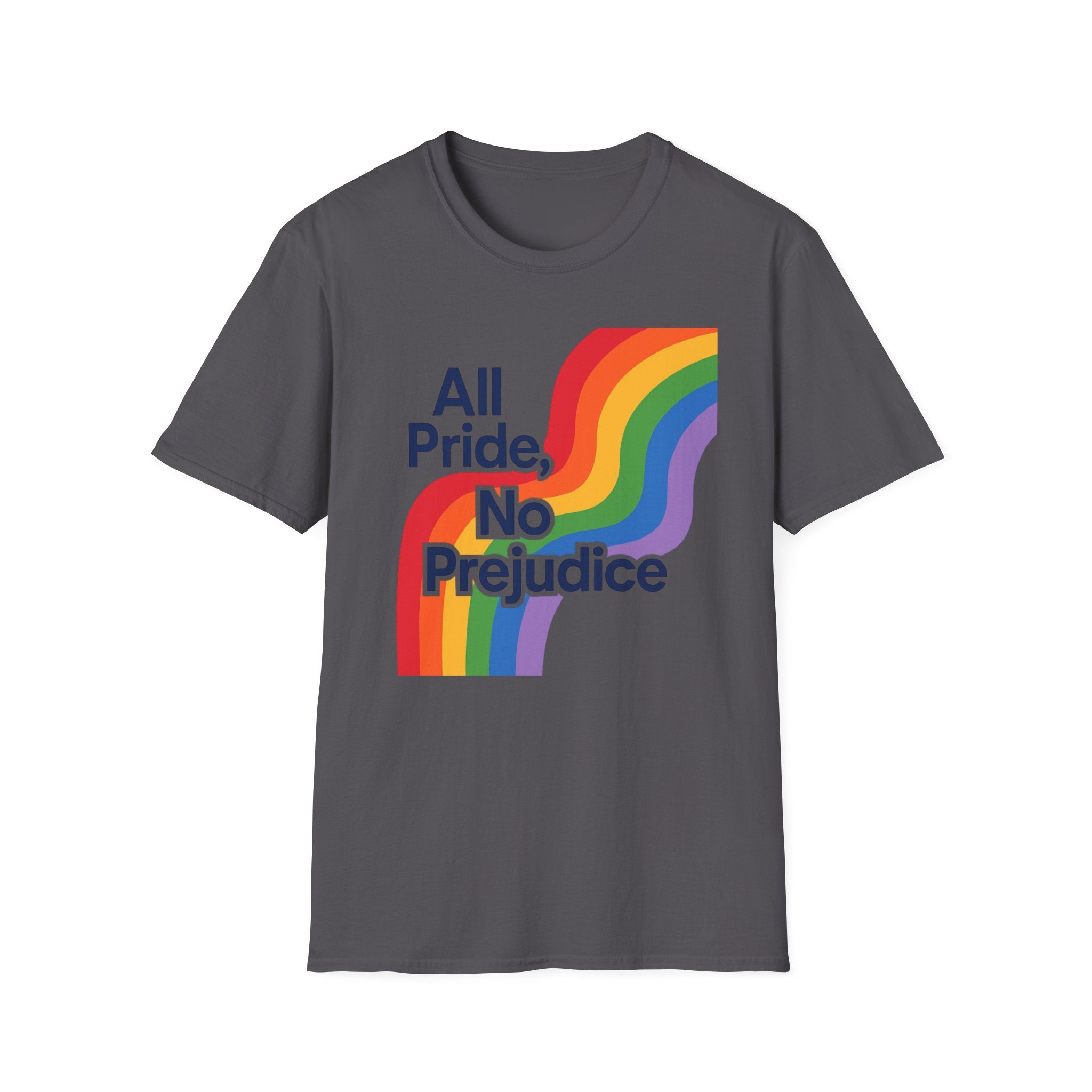 All pride no prejudice Pride Awareness Tee rainbow gift social justice T shirt