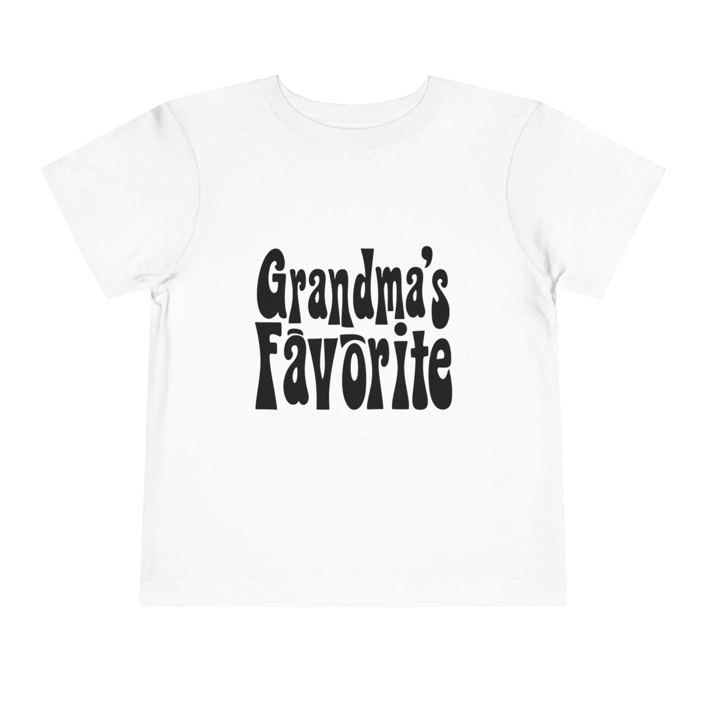 Grandma's Favorite Toddler Tee, Kids Tshirt, Funny Family Shirt, Grandmother Gift, Birthday Present