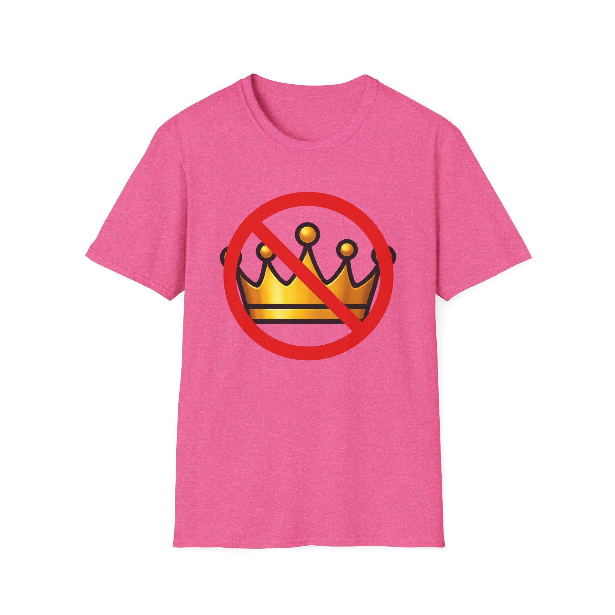 No Kings Anti Trump Protest Activist Unisex Softstyle T-Shirt, Resist Gift, June 14 Social Justice Tee, Activism Apparel, Political