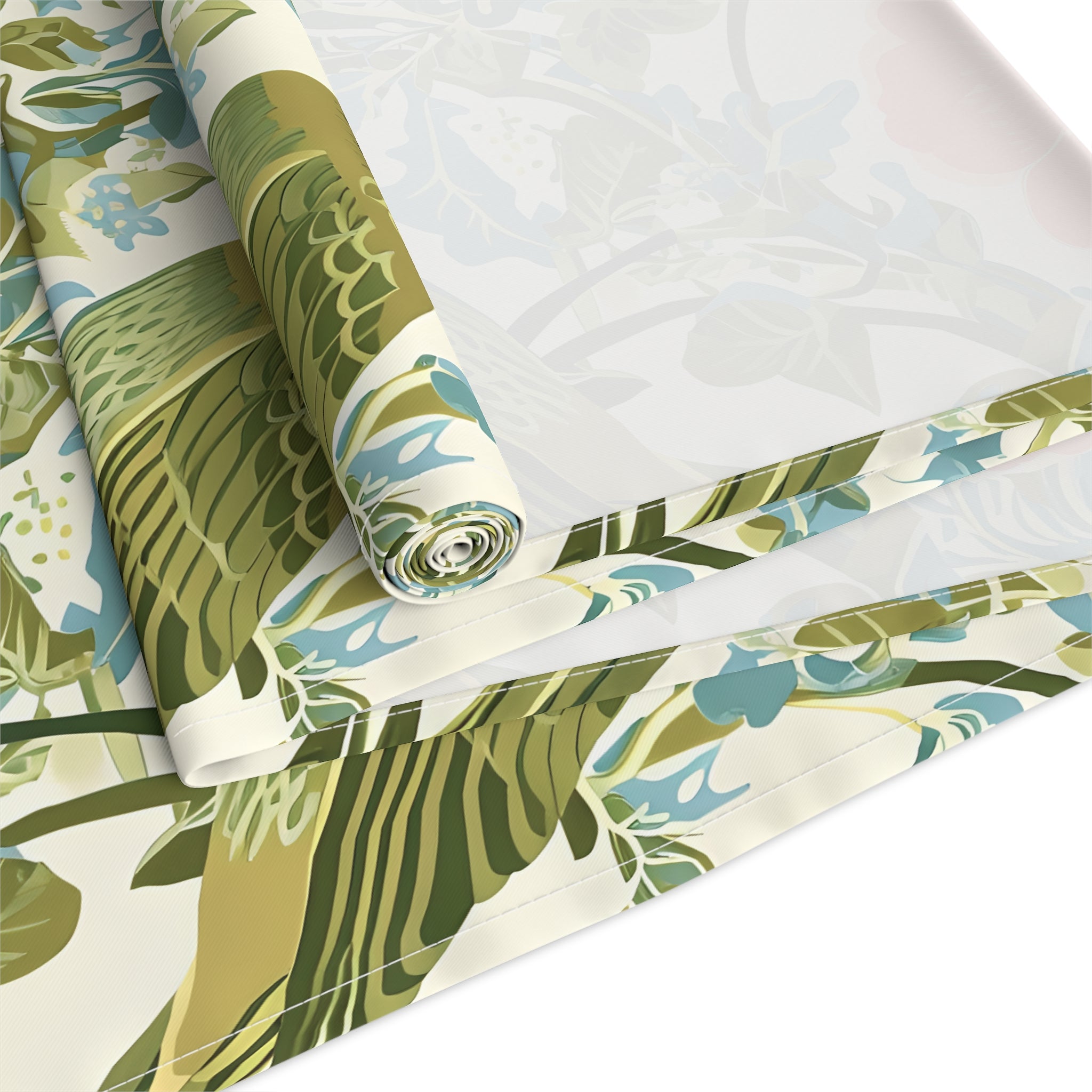 Birds and Blooms Table Runner, Cottagecore Decor, Spring Table Setting, Farmhouse Style, Gift for Home