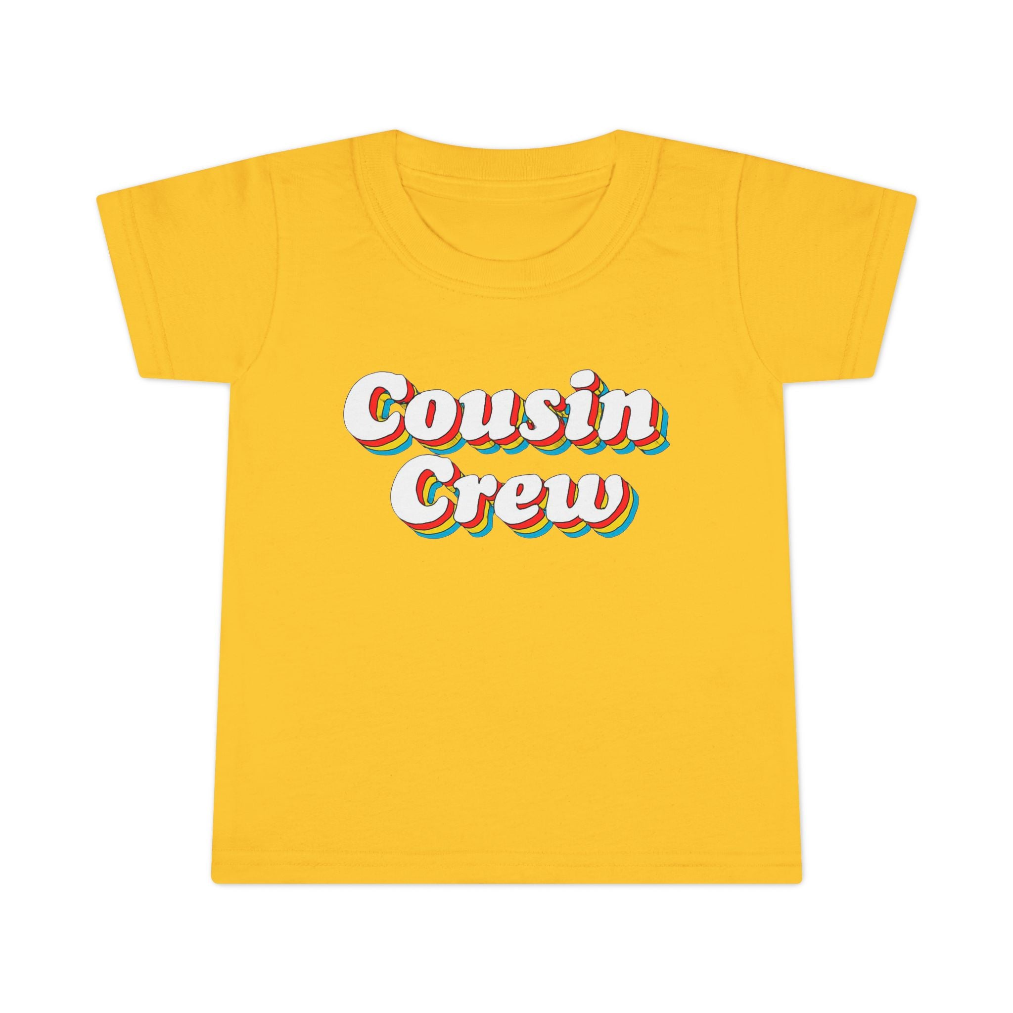 Retro Cousin Crew Toddler T-Shirt, Cute Family Shirt, Kids' Casual Wear, Cousin Family Gatherings, Birthday Gift