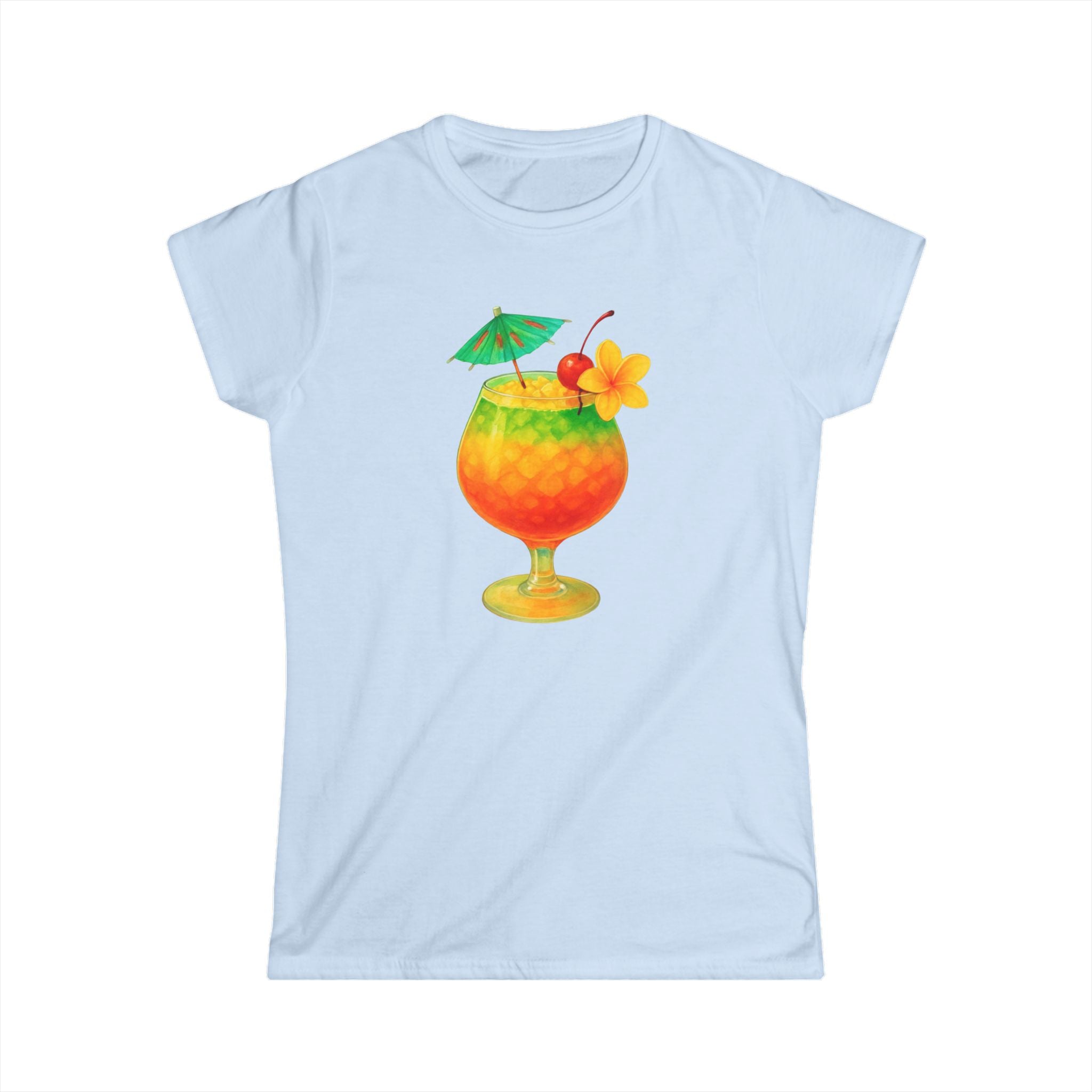 Mai Tai  punch tropical Tees, Island Style Shirt, Summer Cocktail Top, Vacation Apparel, Rum Punch Vibes, Women's Graphic Tee