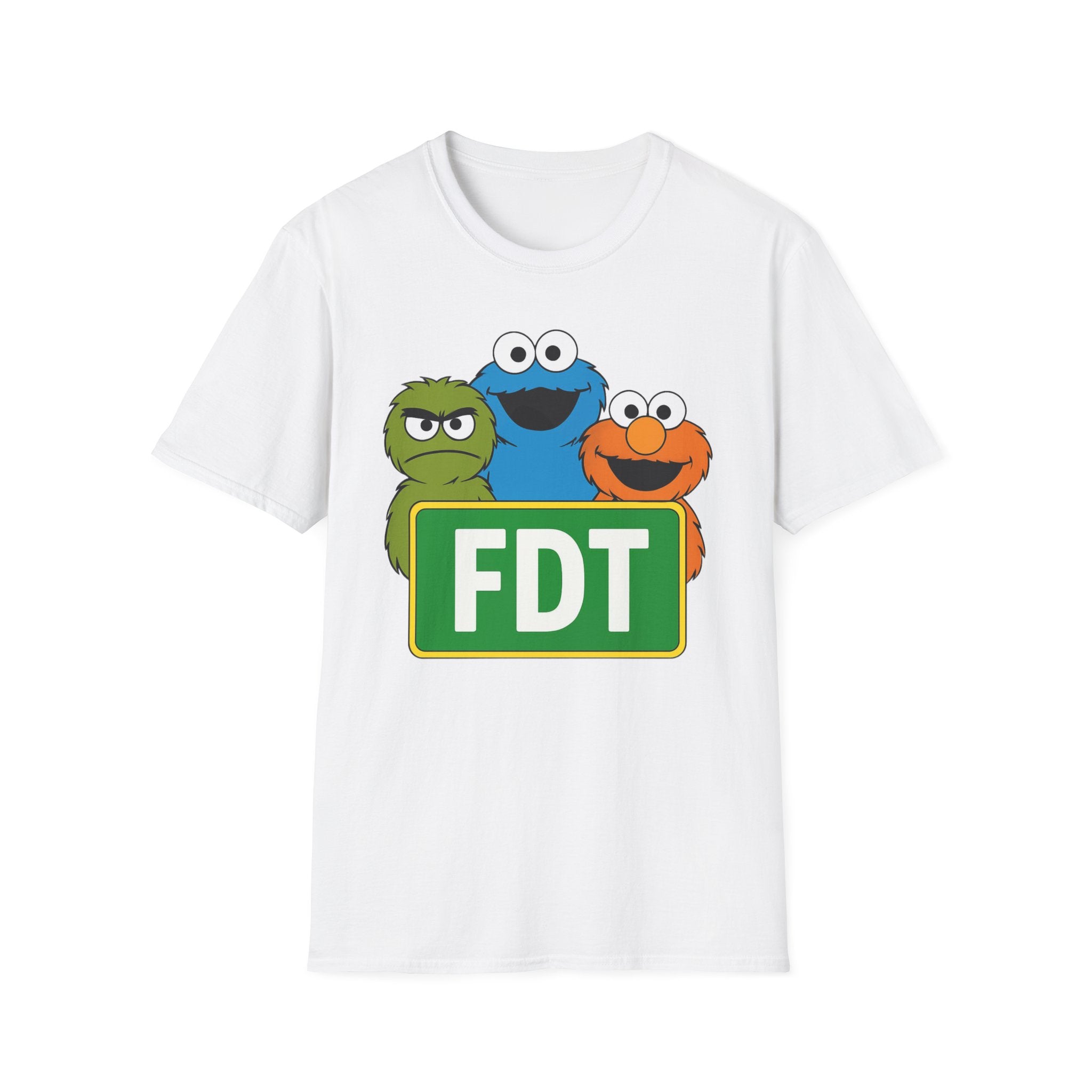 FDT Funny Unisex T-Shirt, Anti Trump Political Humor, Nostalgic Puppets, Kindness, Diversity, Social Justice, Liberal Gift, Funny Political