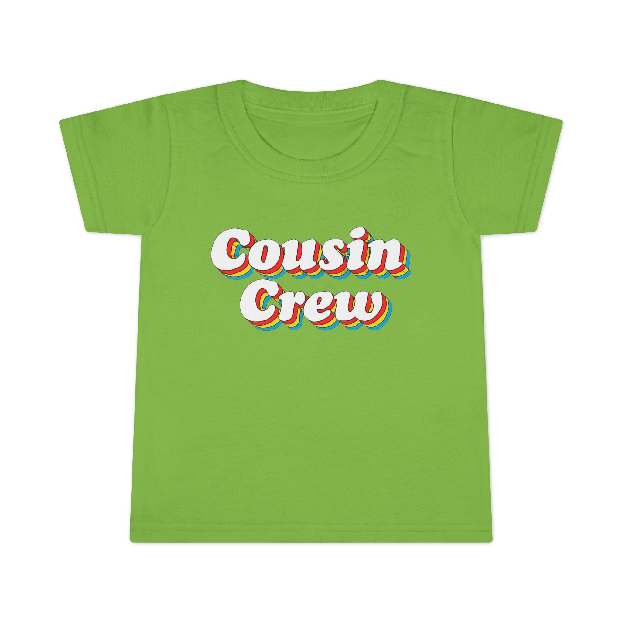 Retro Cousin Crew Toddler T-Shirt, Cute Family Shirt, Kids' Casual Wear, Cousin Family Gatherings, Birthday Gift