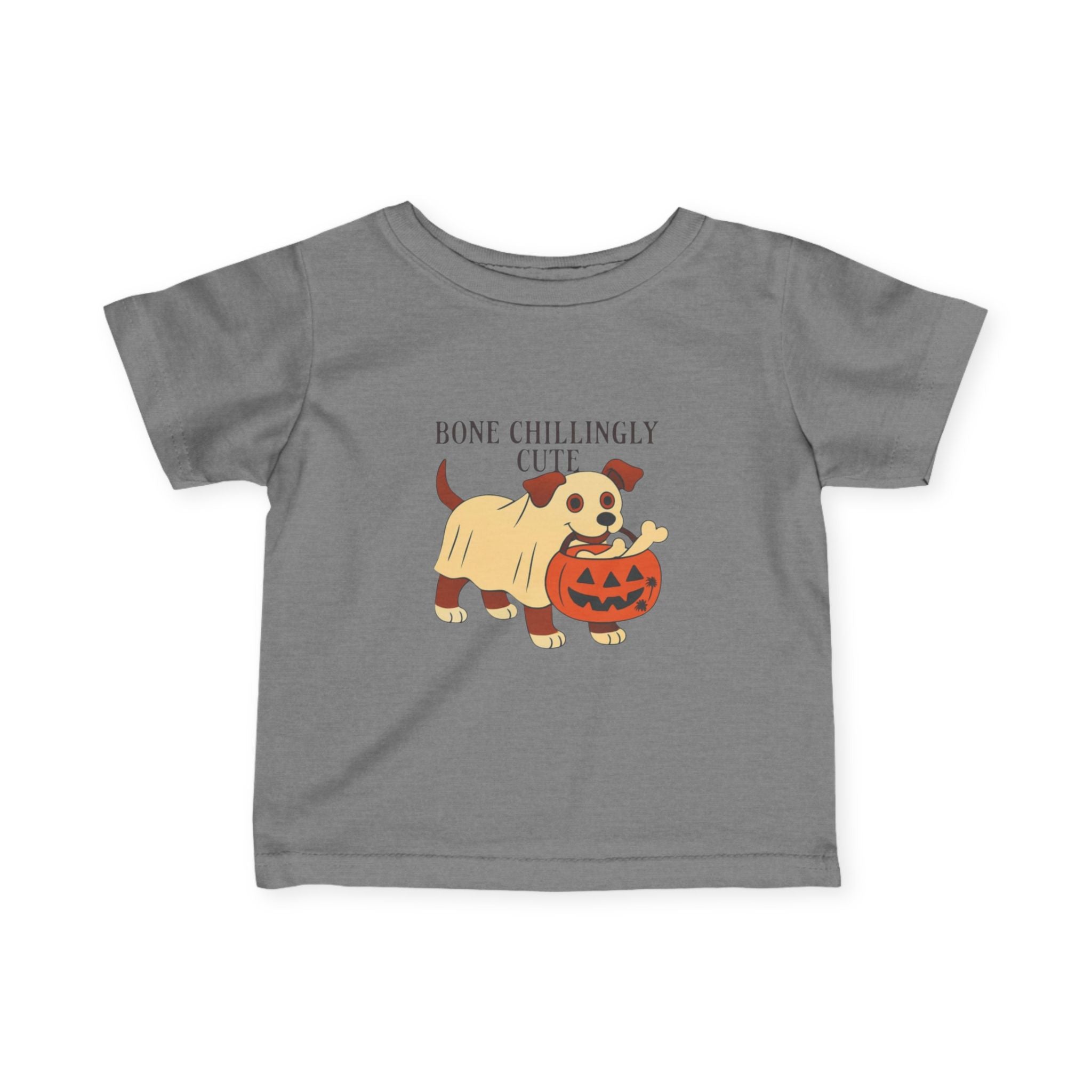 Halloween Dog Graphic Infant Tee, Cute Pumpkin Shirt, Baby Halloween Outfit, Funny Dog Tee, Toddler Fall Apparel