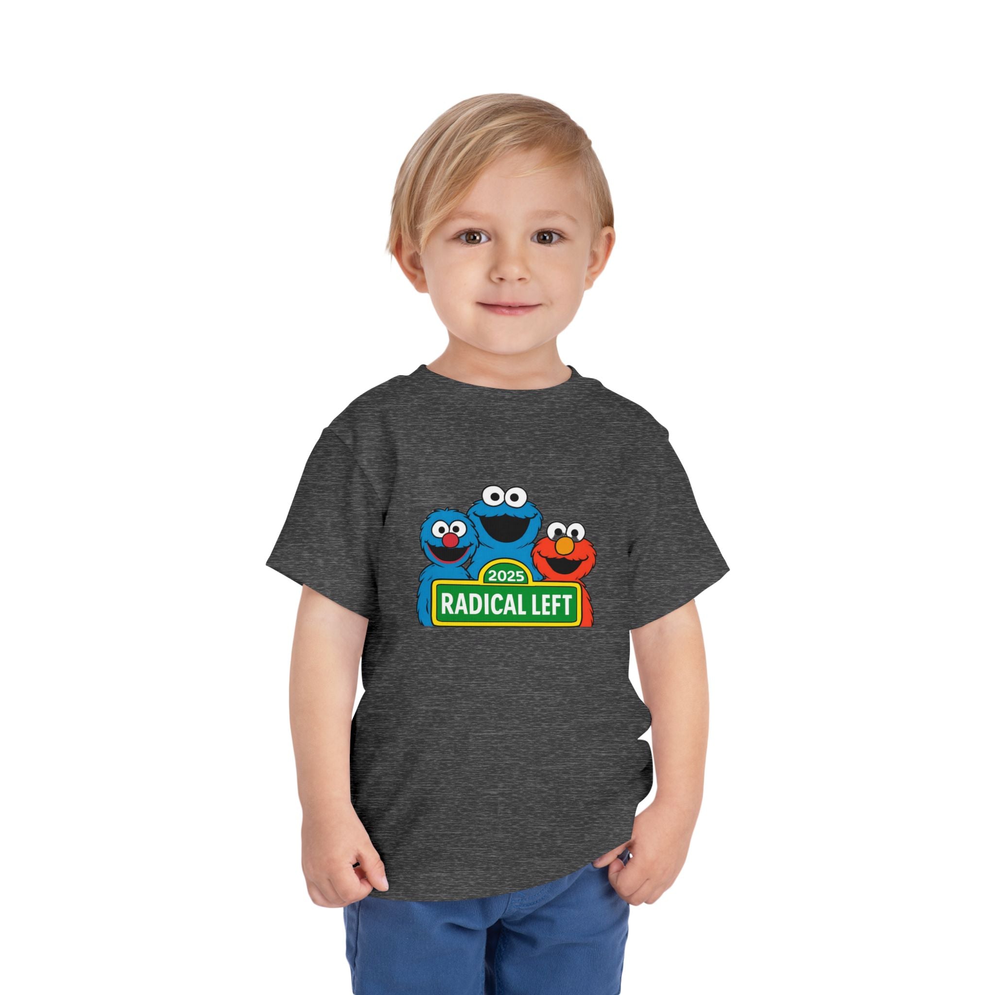 Radical Left Toddler Tee, Cute Kids T-Shirt, Playful Shirt for Babies, Funny Toddler Clothing, Gift for Little Activists