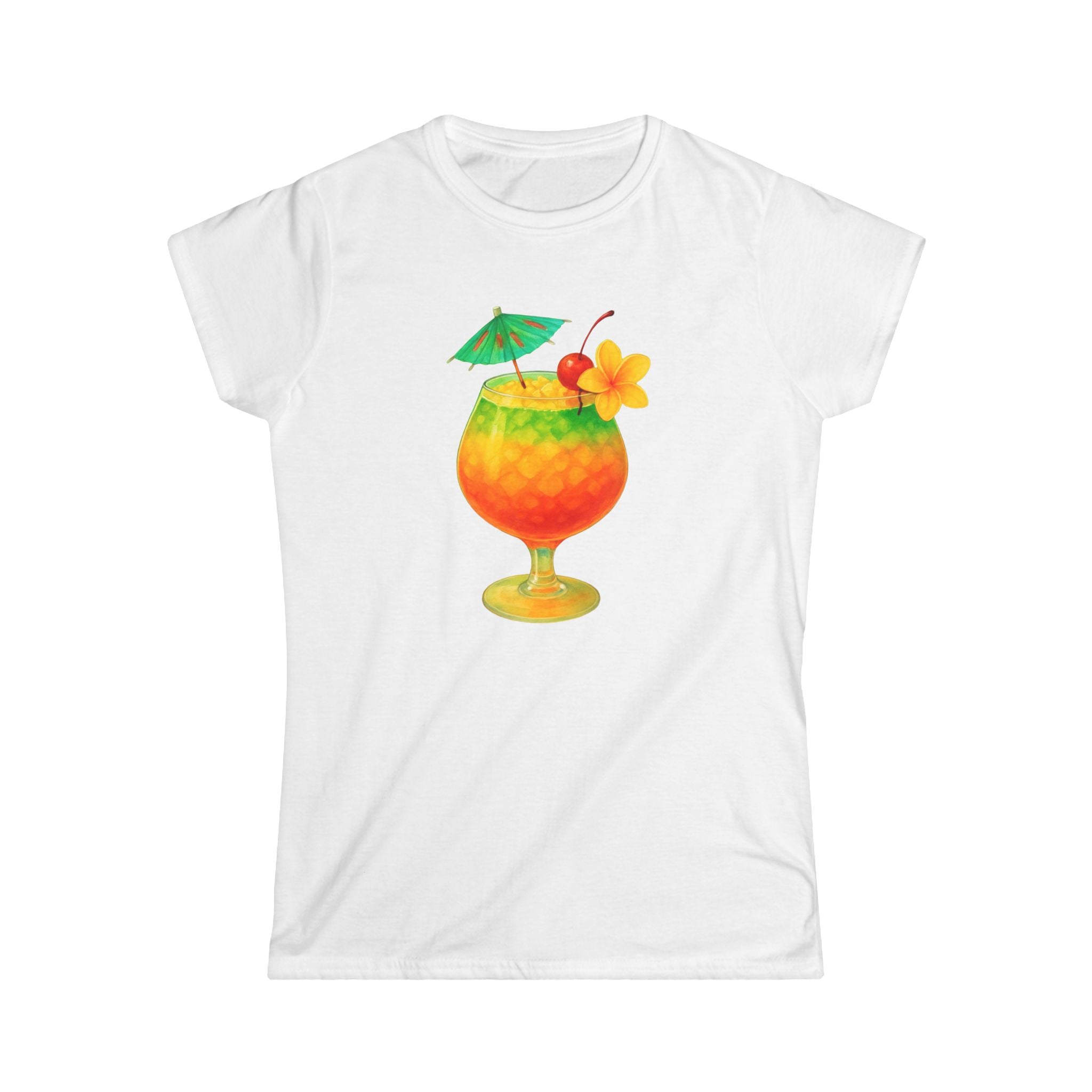 Mai Tai  punch tropical Tees, Island Style Shirt, Summer Cocktail Top, Vacation Apparel, Rum Punch Vibes, Women's Graphic Tee