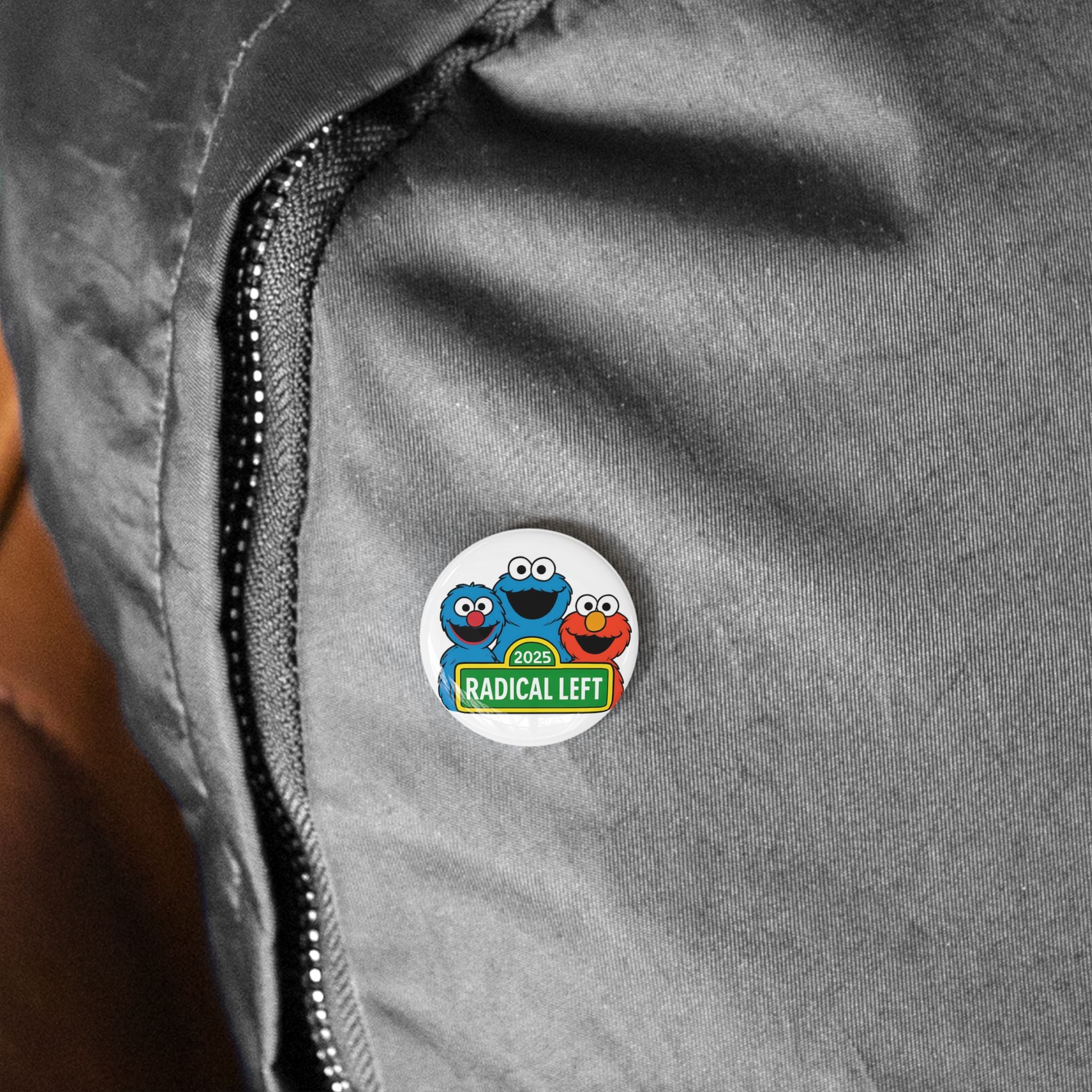 Button Pins, Radical Left Sarcasm Muppets Anti Trump Protest, Activist Lapel Pins, Political Statement Pins, Social Justice Accessories, Pin